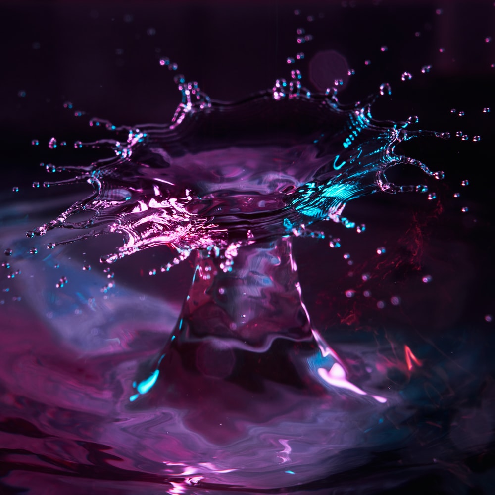 Purple Water Background