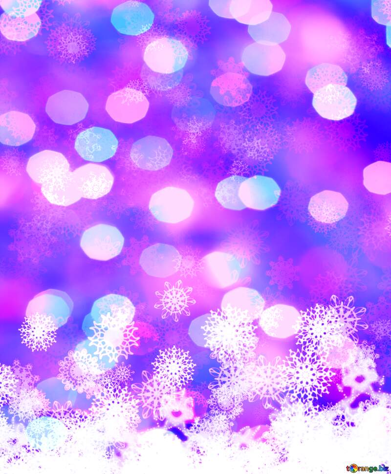 Purple Winter Background