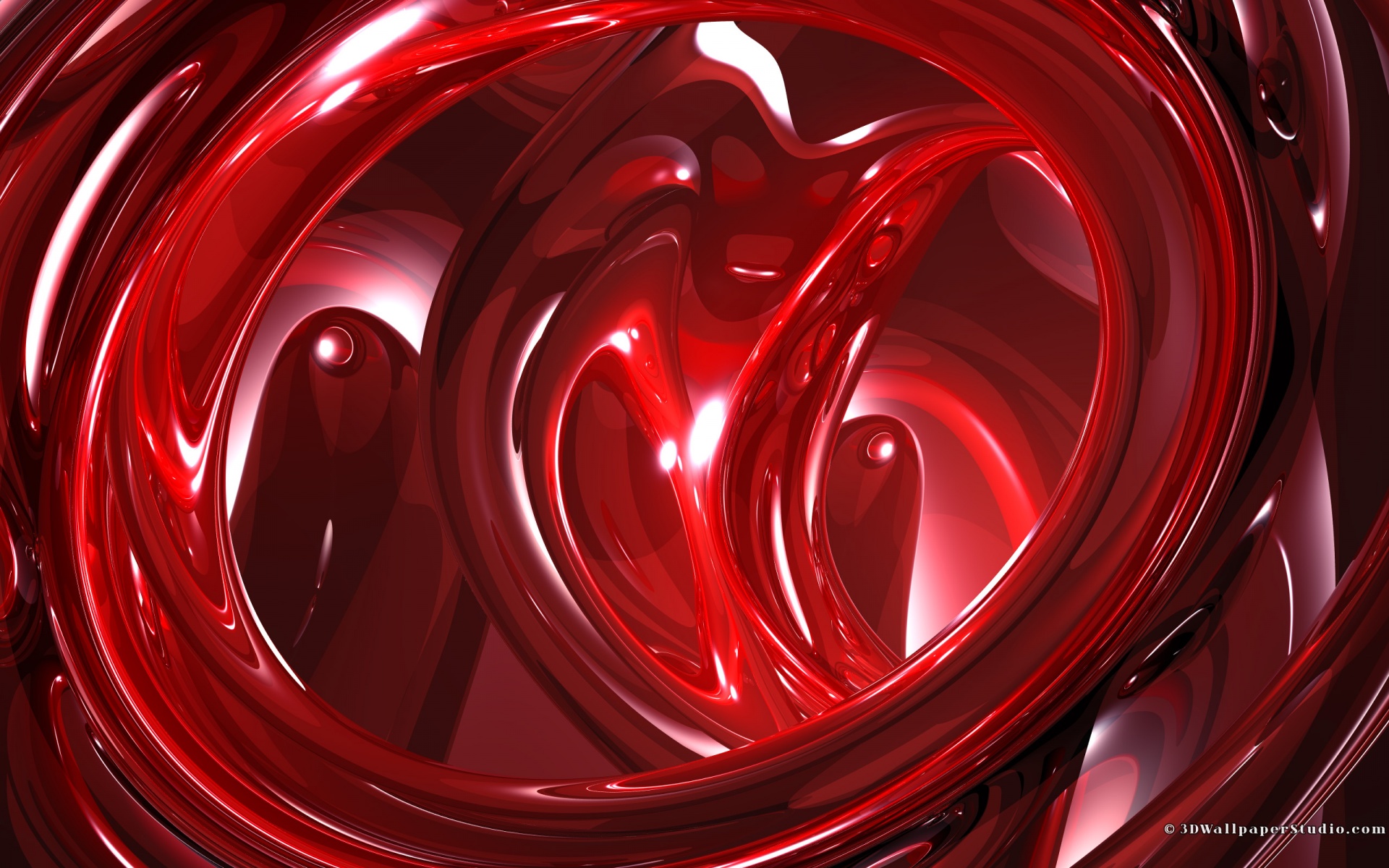 Red 3D Wallpapers