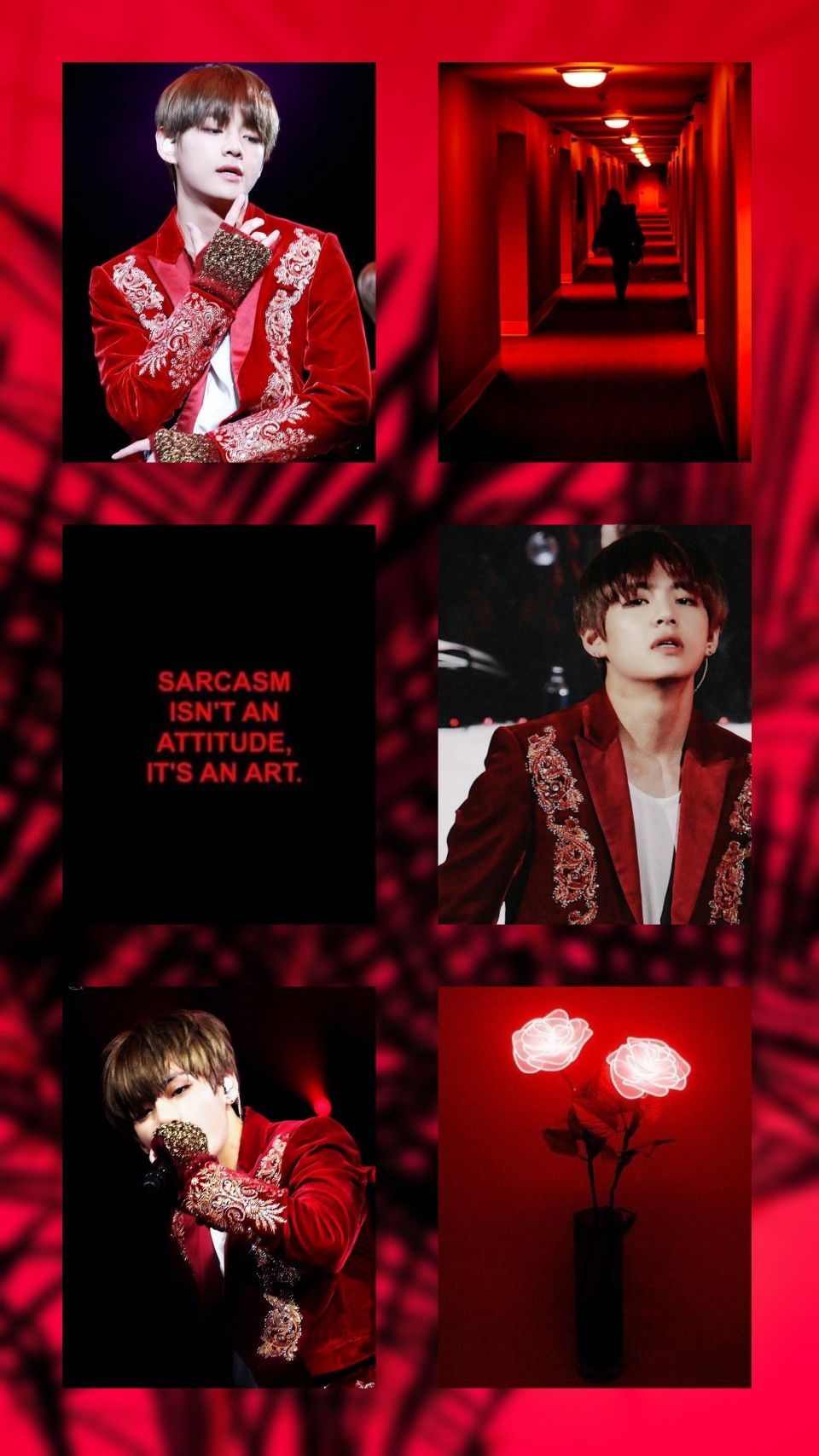 Red Aesthetic Bts Wallpapers