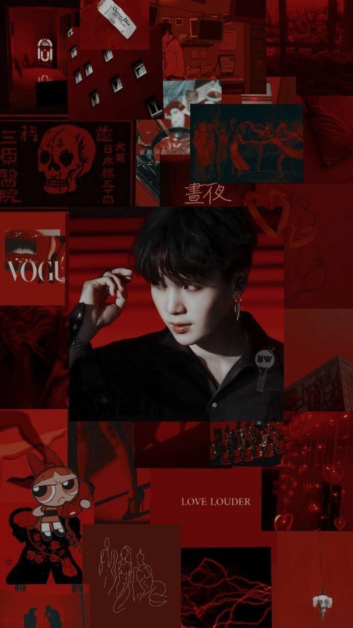 Red Aesthetic Bts Wallpapers