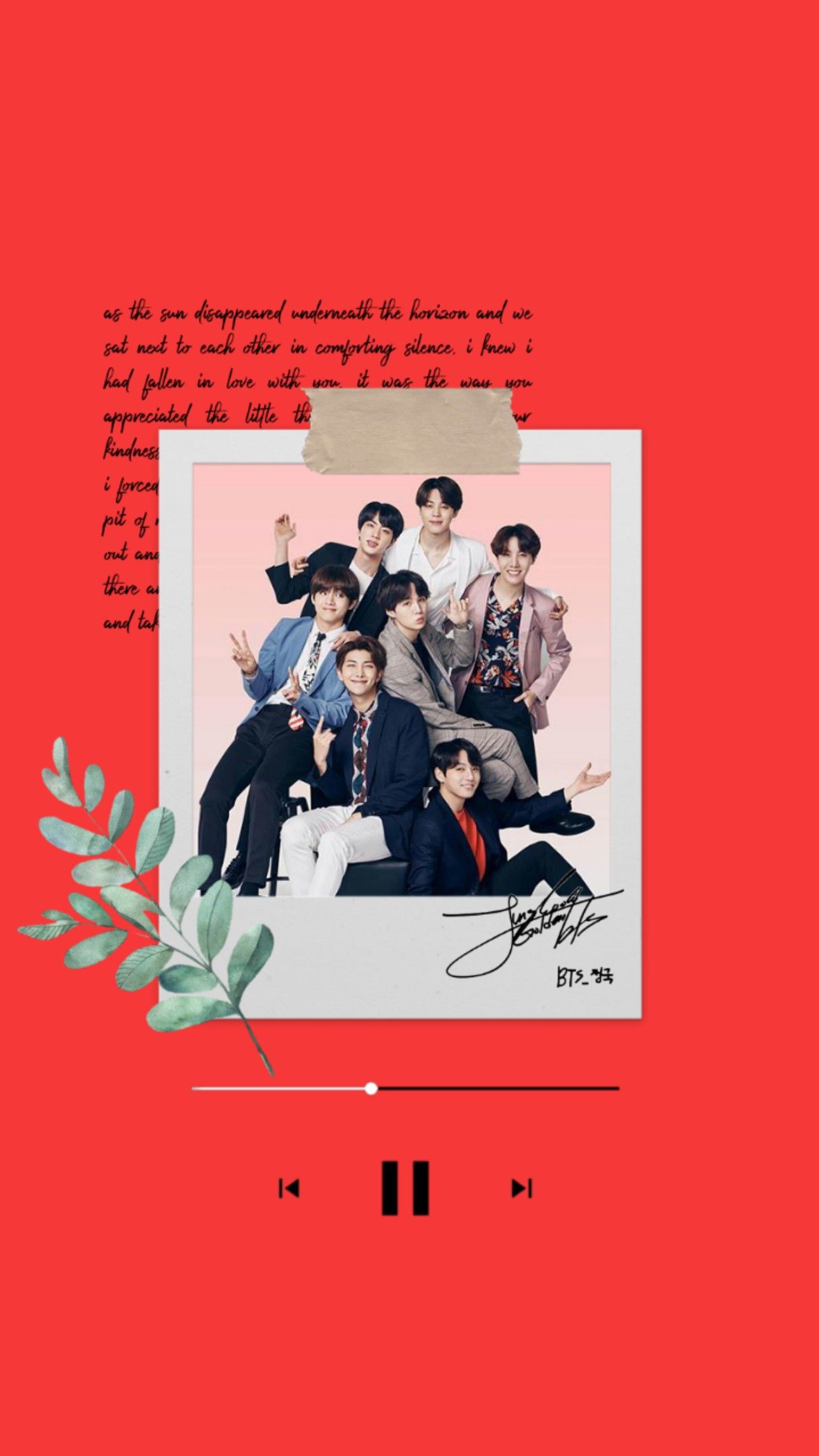 Red Aesthetic Bts Wallpapers