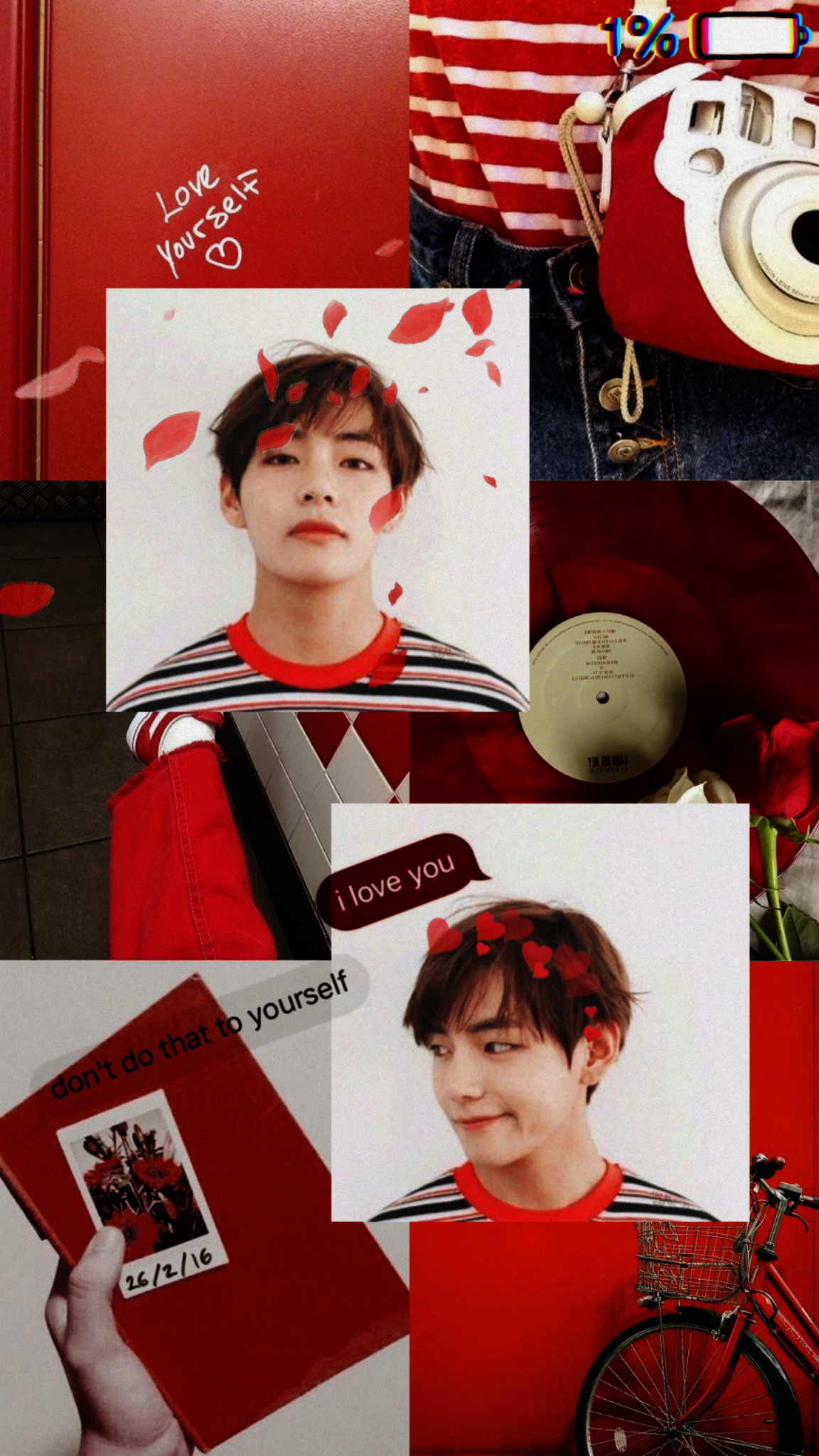 Red Aesthetic Bts Wallpapers