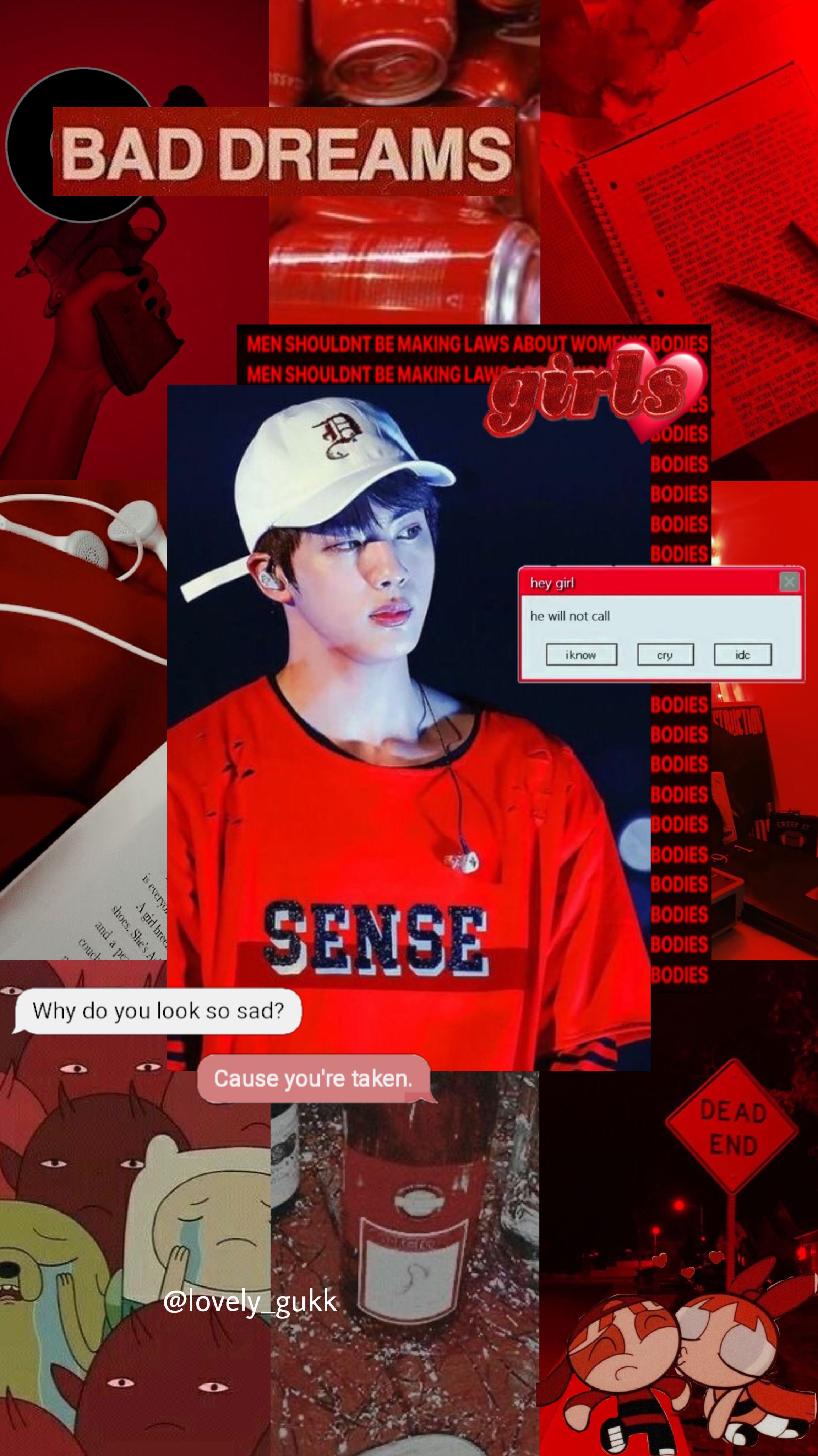 Red Aesthetic Bts Wallpapers