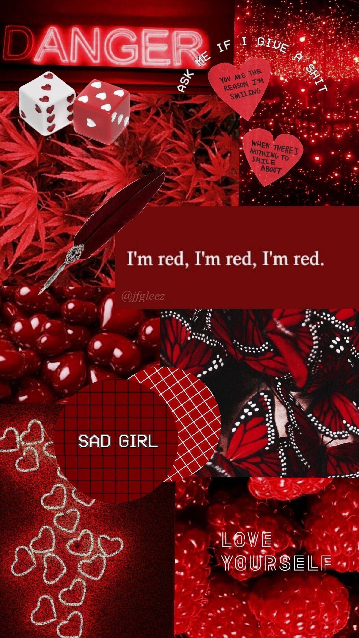 Red Aesthetic Christmas Wallpapers