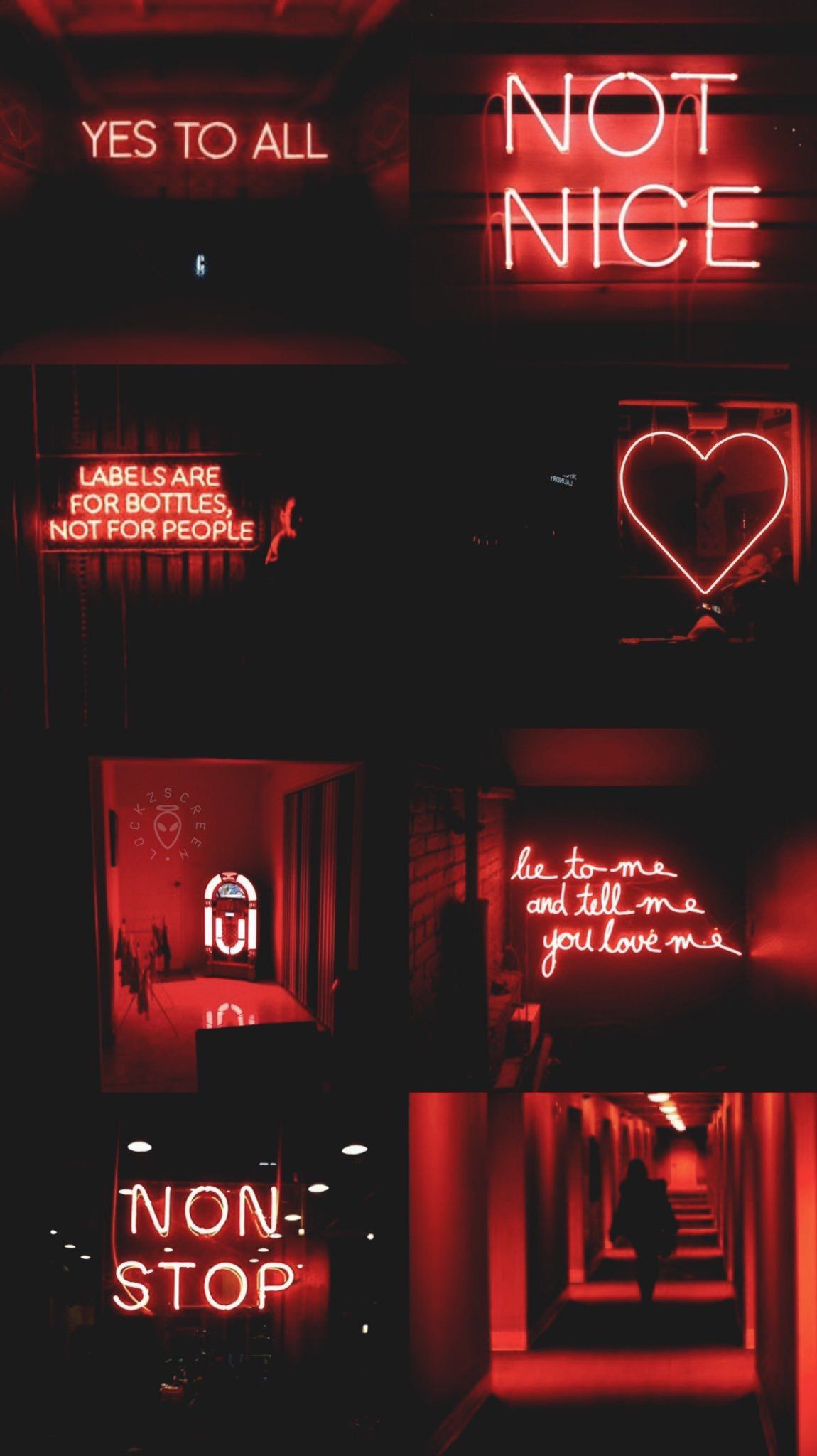 Red Aesthetic Neon Wallpapers