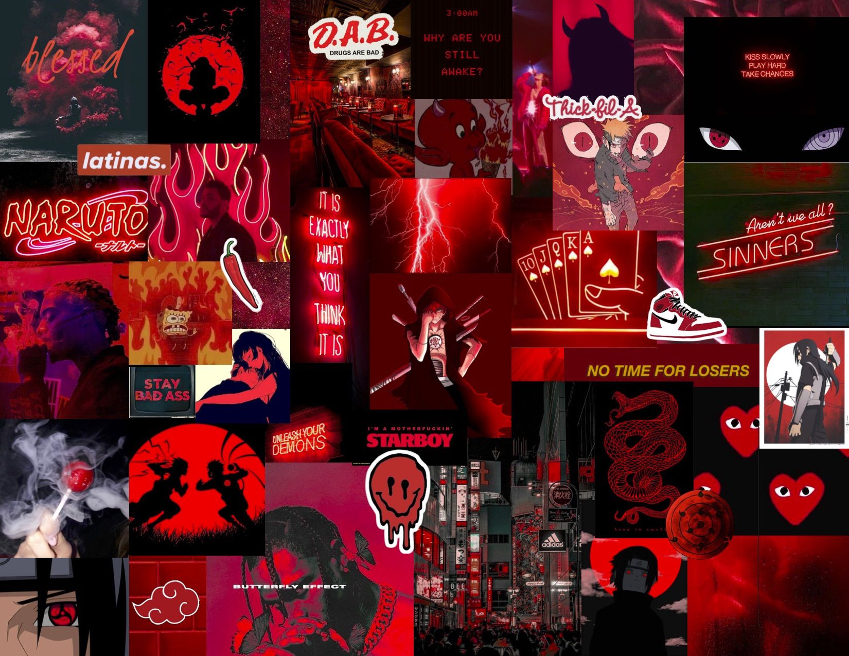 Red Aesthetic Tumblr Laptop Wallpapers