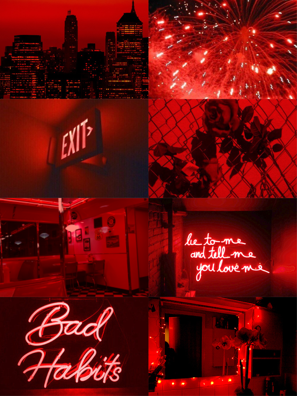 Red Aesthetic Tumblr Laptop Wallpapers