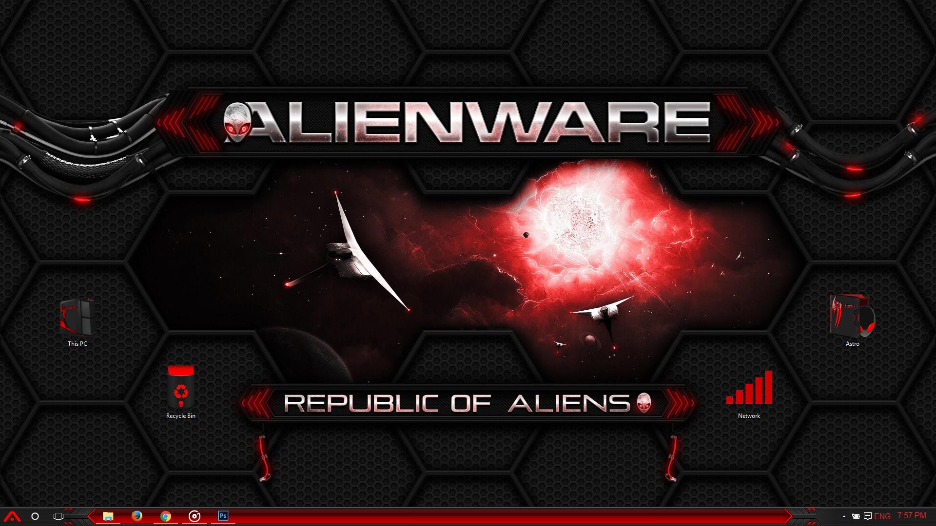 Red Alienware Wallpapers