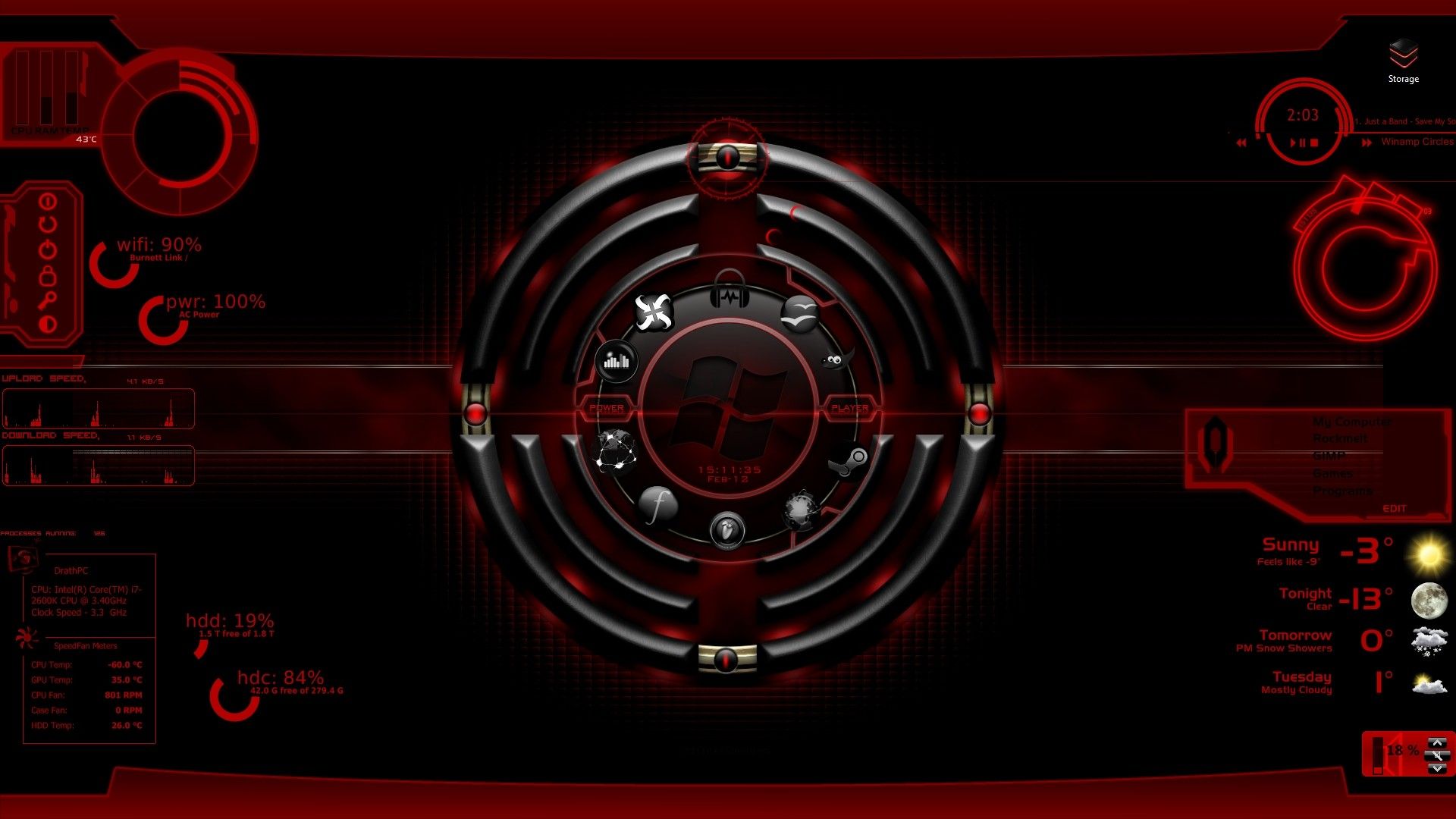 Red Alienware Wallpapers