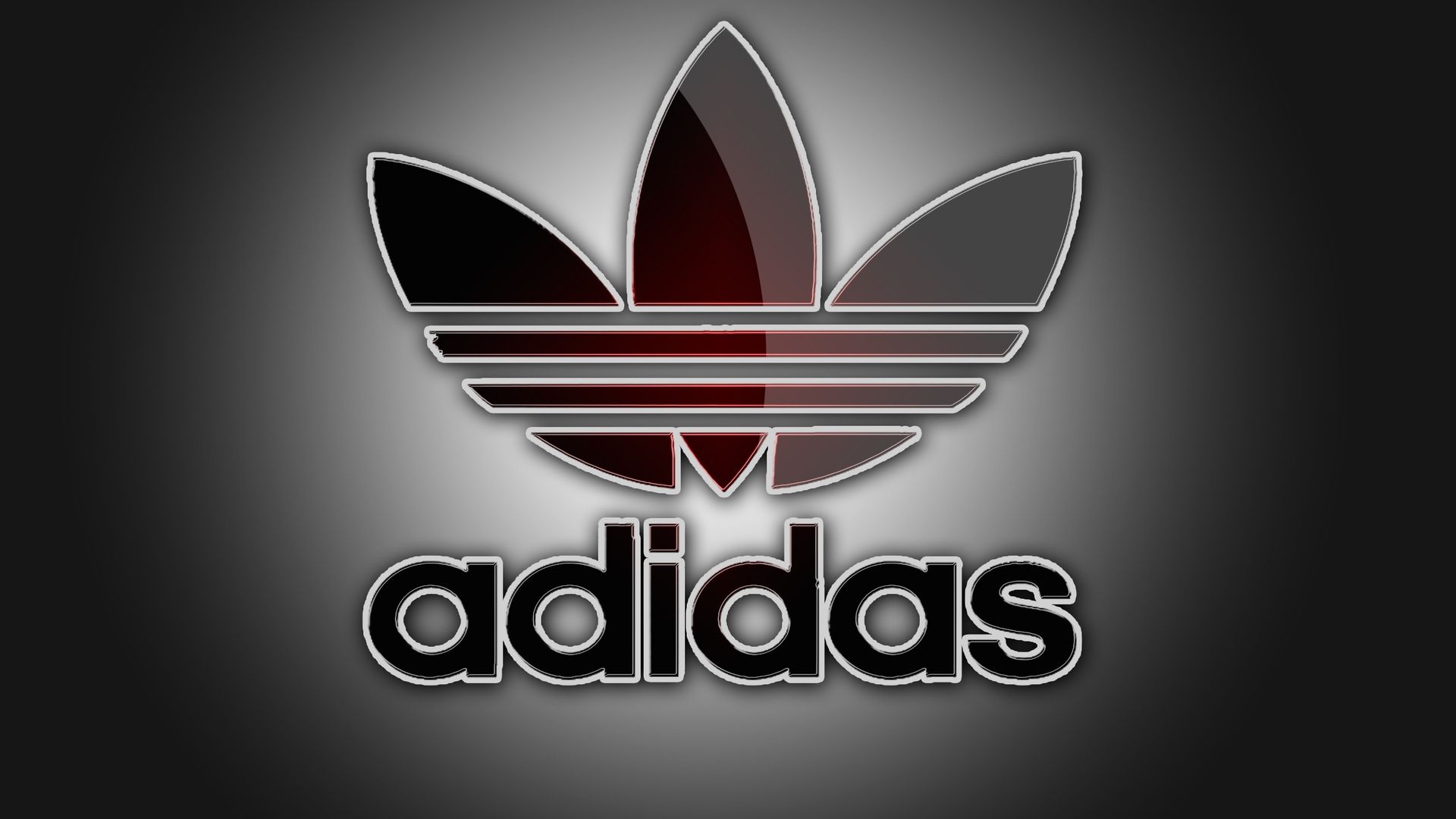 Red And Black Adidas Logo Wallpapers