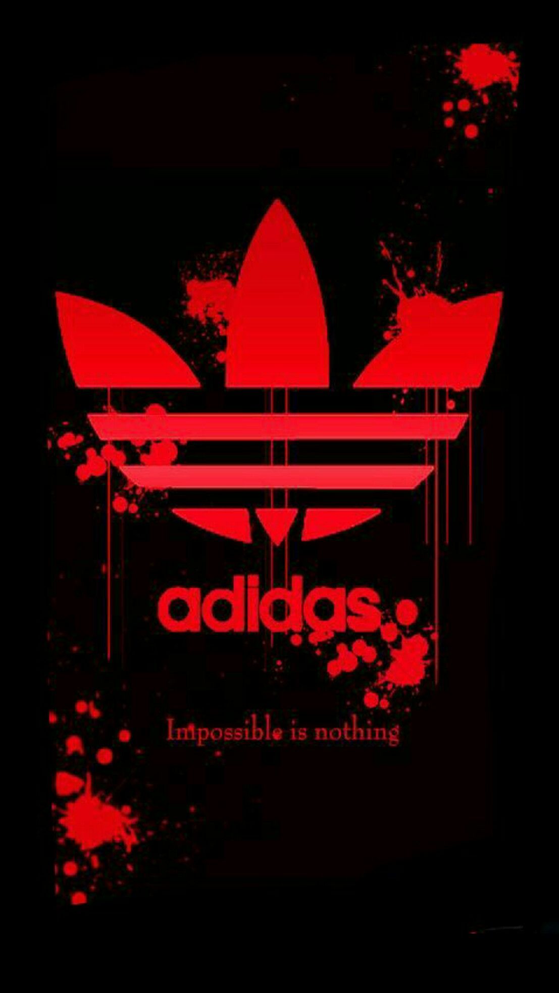 Red And Black Adidas Logo Wallpapers