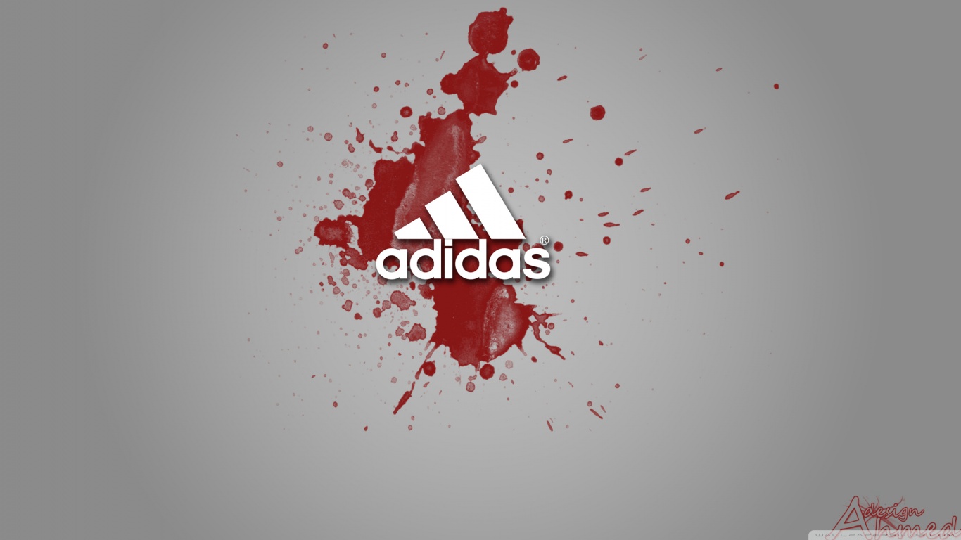 Red And Black Adidas Logo Wallpapers