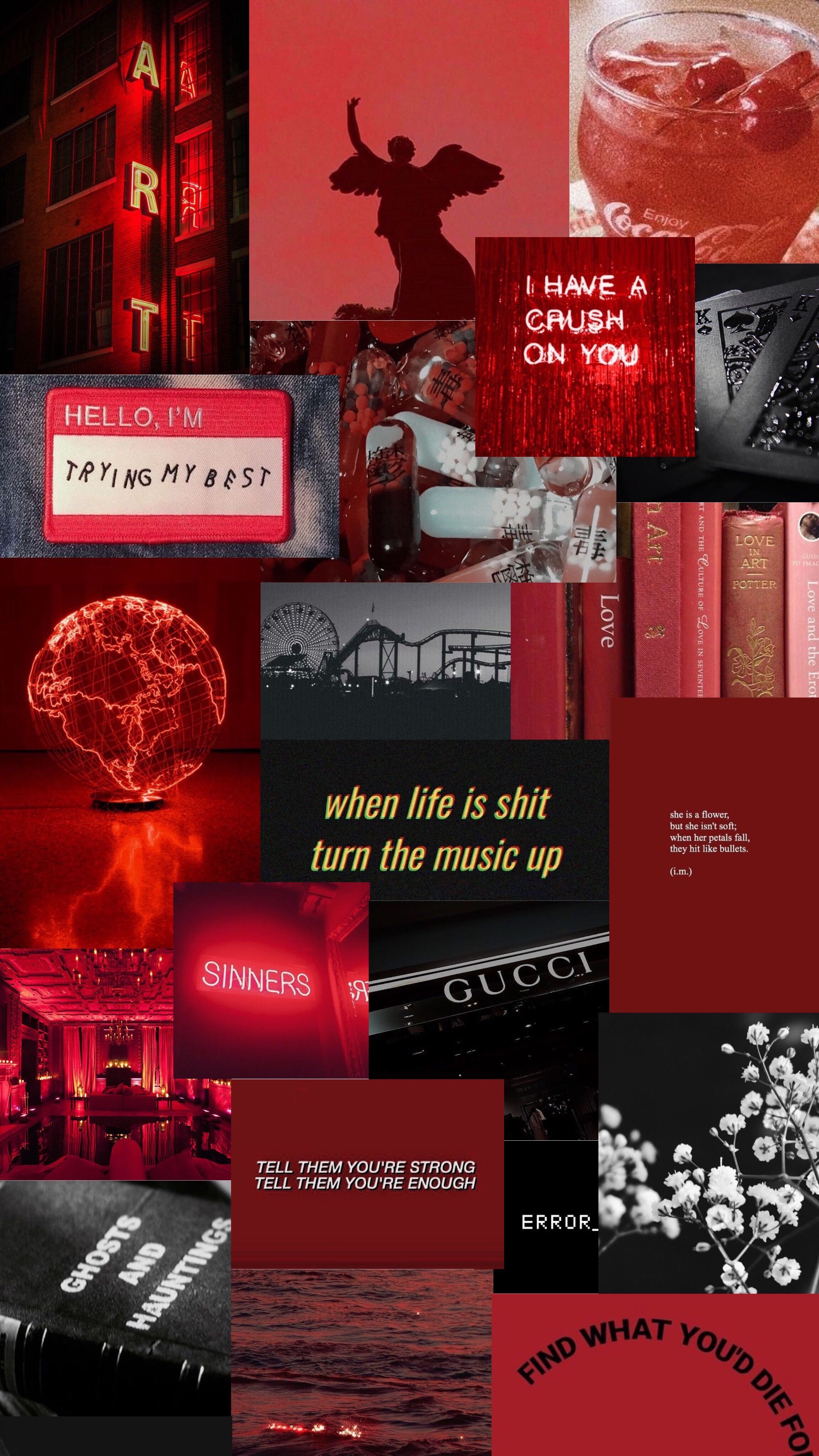 Red And Black Aesthetic Wallpapers