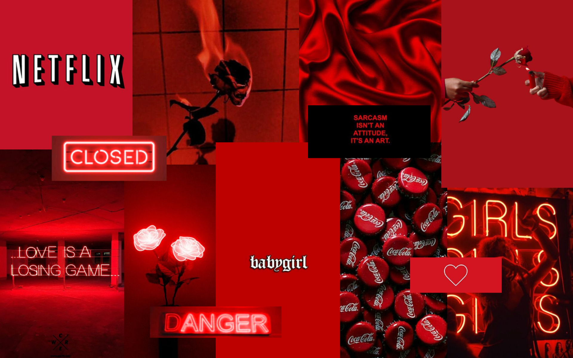 Red And Black Aesthetic Laptop Wallpapers