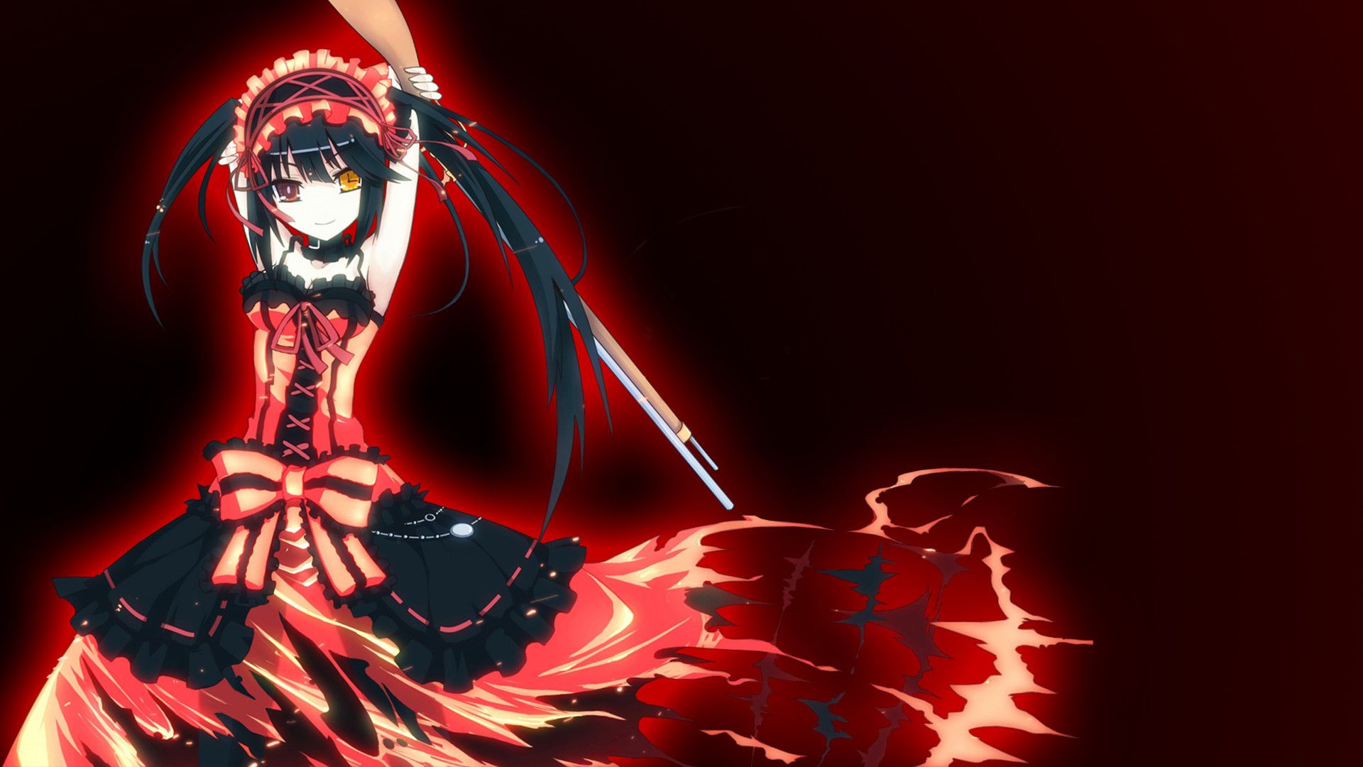 Red And Black Anime Artwork Wallpapers