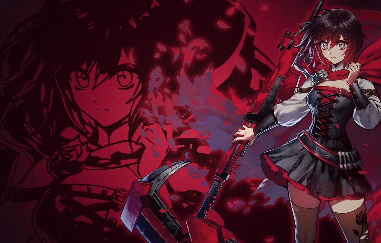 Red And Black Anime Artwork Wallpapers