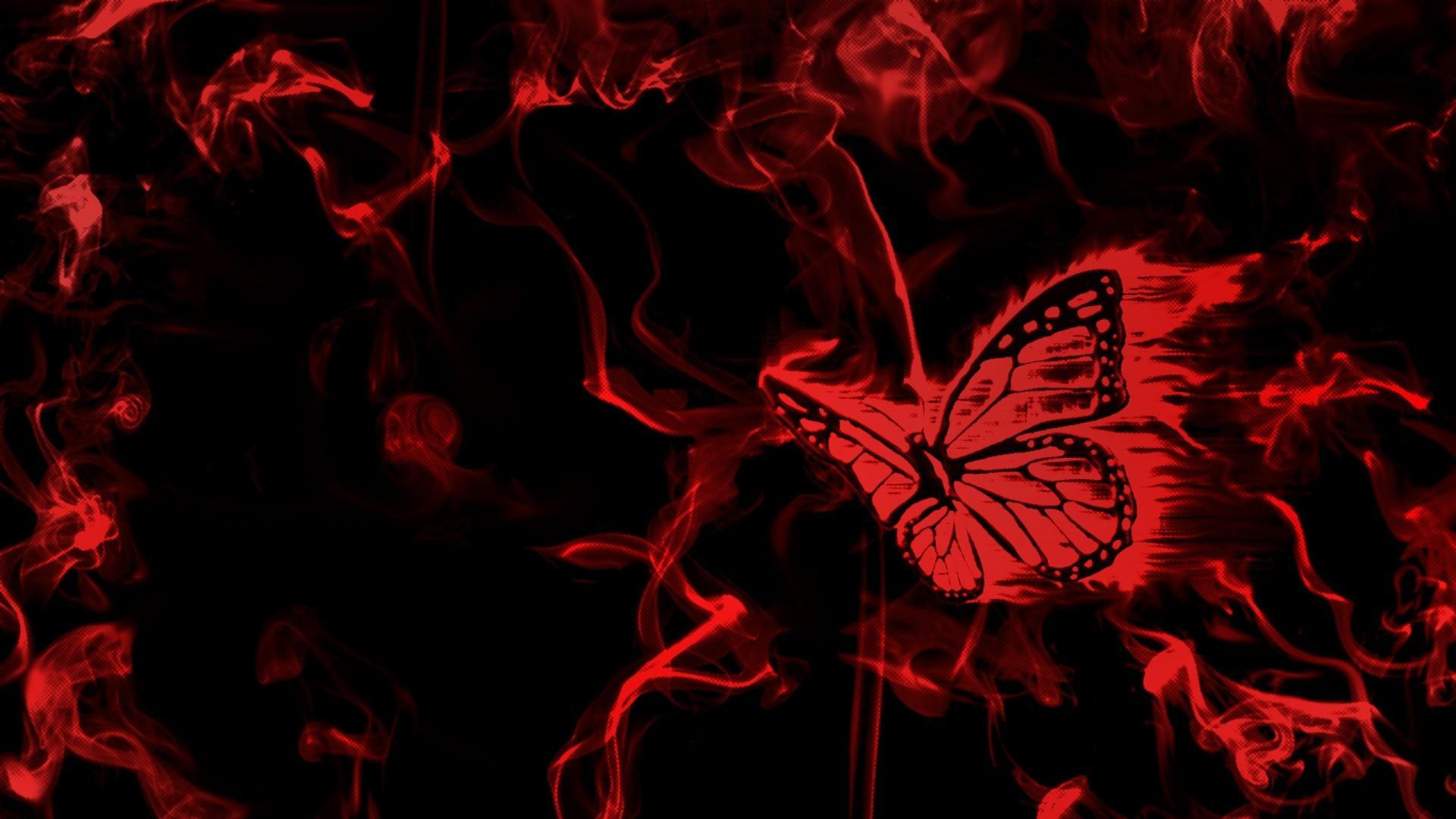 Red And Black Butterfly Wallpapers