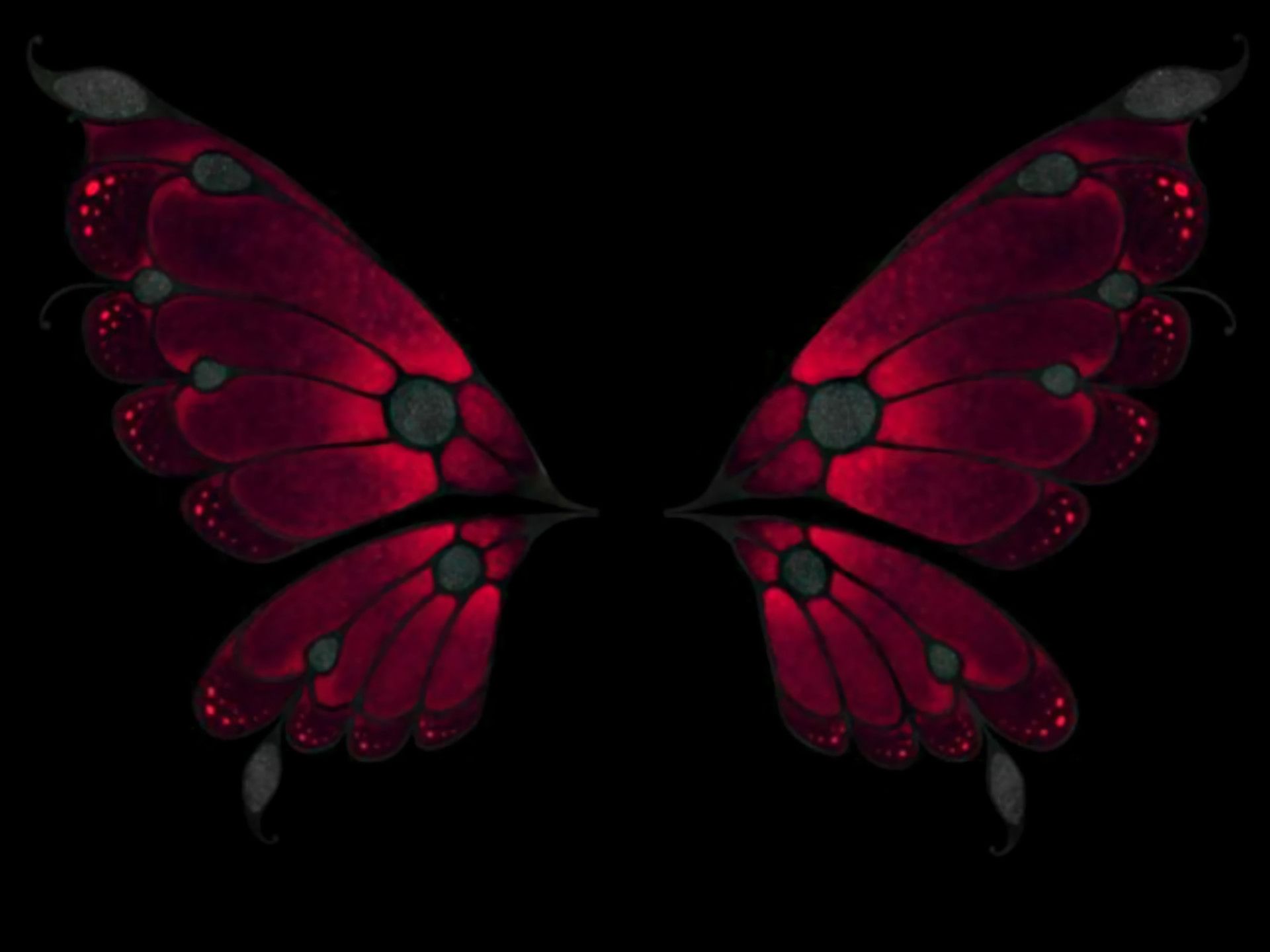 Red And Black Butterfly Wallpapers