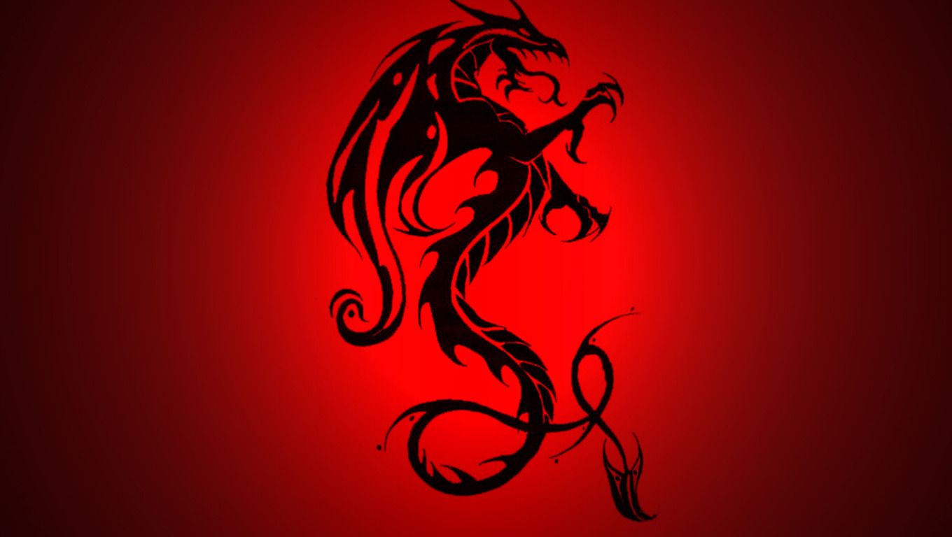 Red And Black Dragon Wallpapers