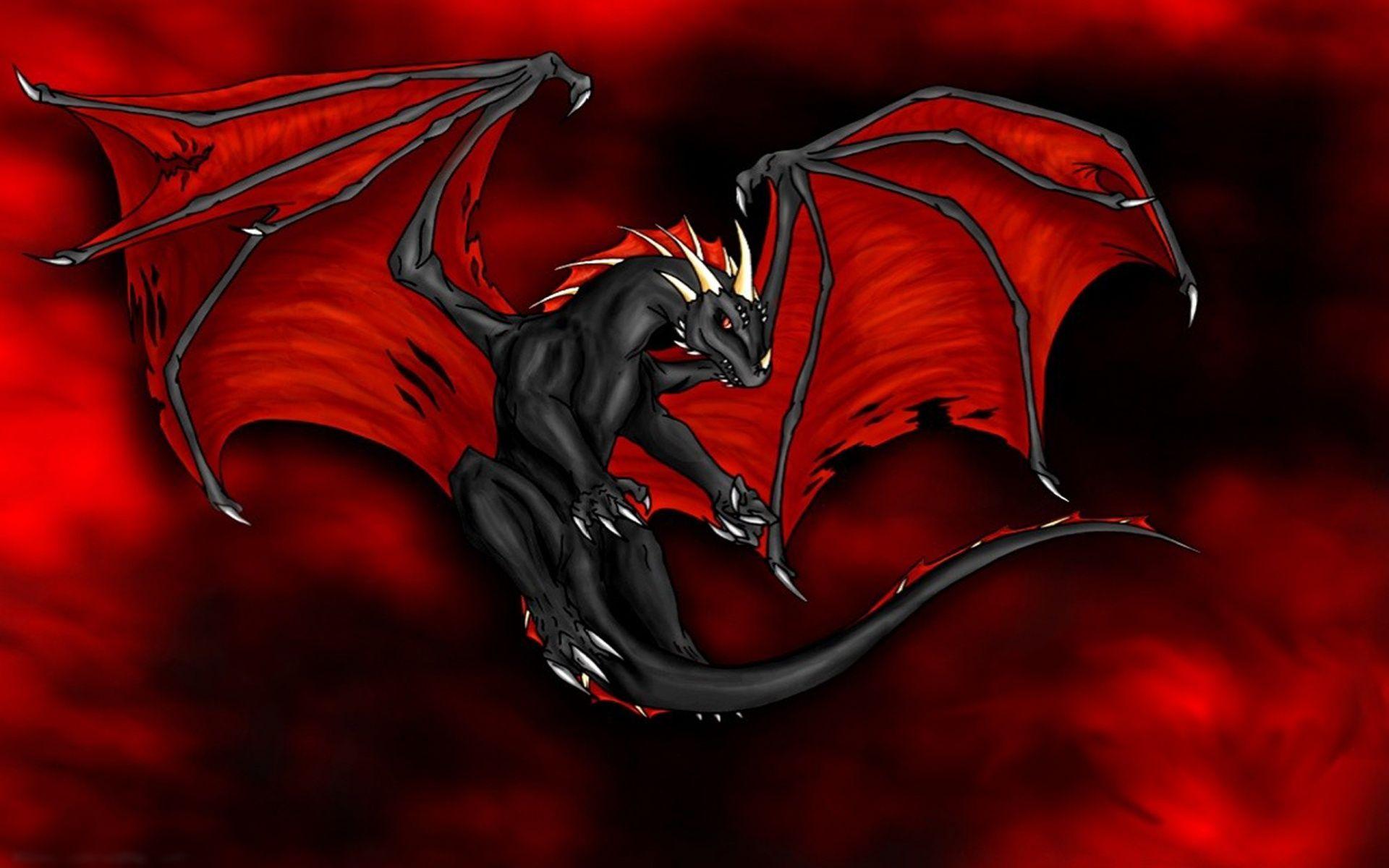 Red And Black Dragon Wallpapers