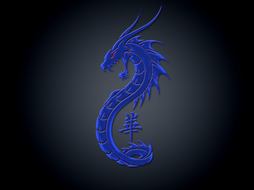 Red And Blue Dragon Wallpapers