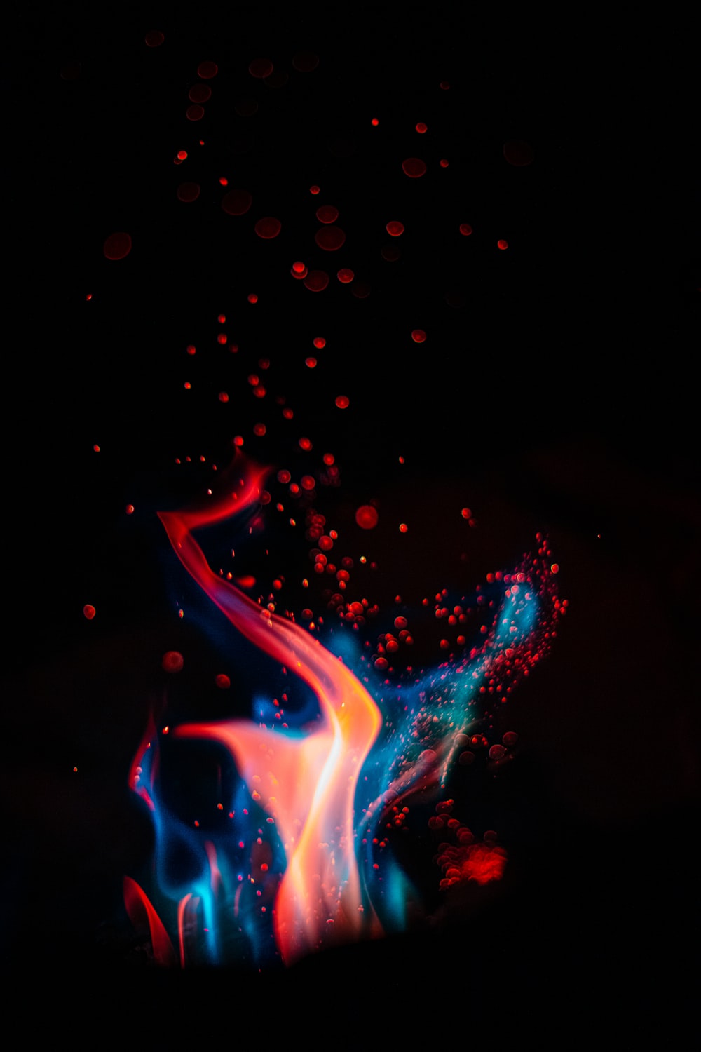 Red And Blue Fire Wallpapers