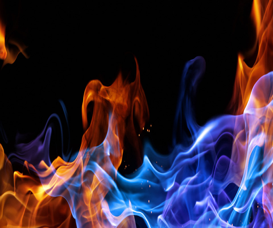 Red And Blue Fire Wallpapers