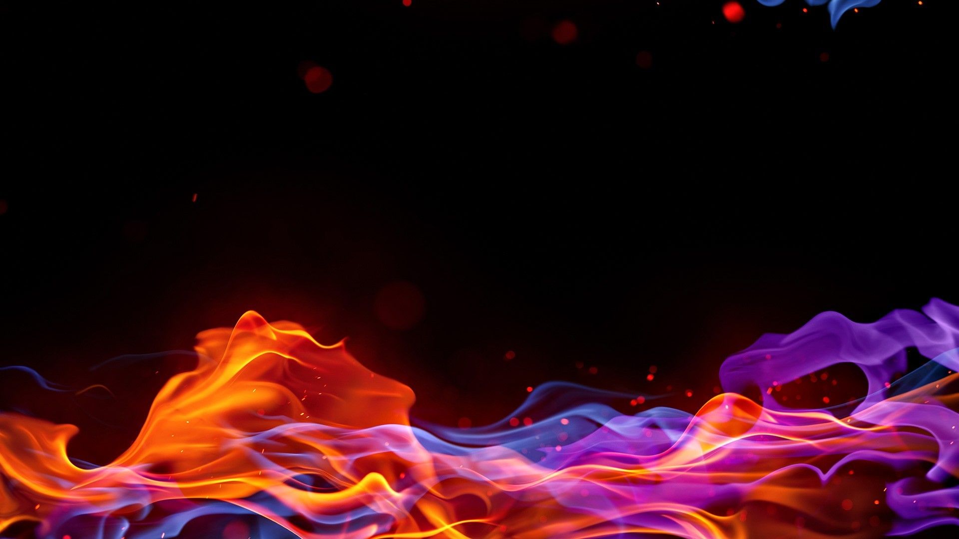 Red And Blue Fire Wallpapers