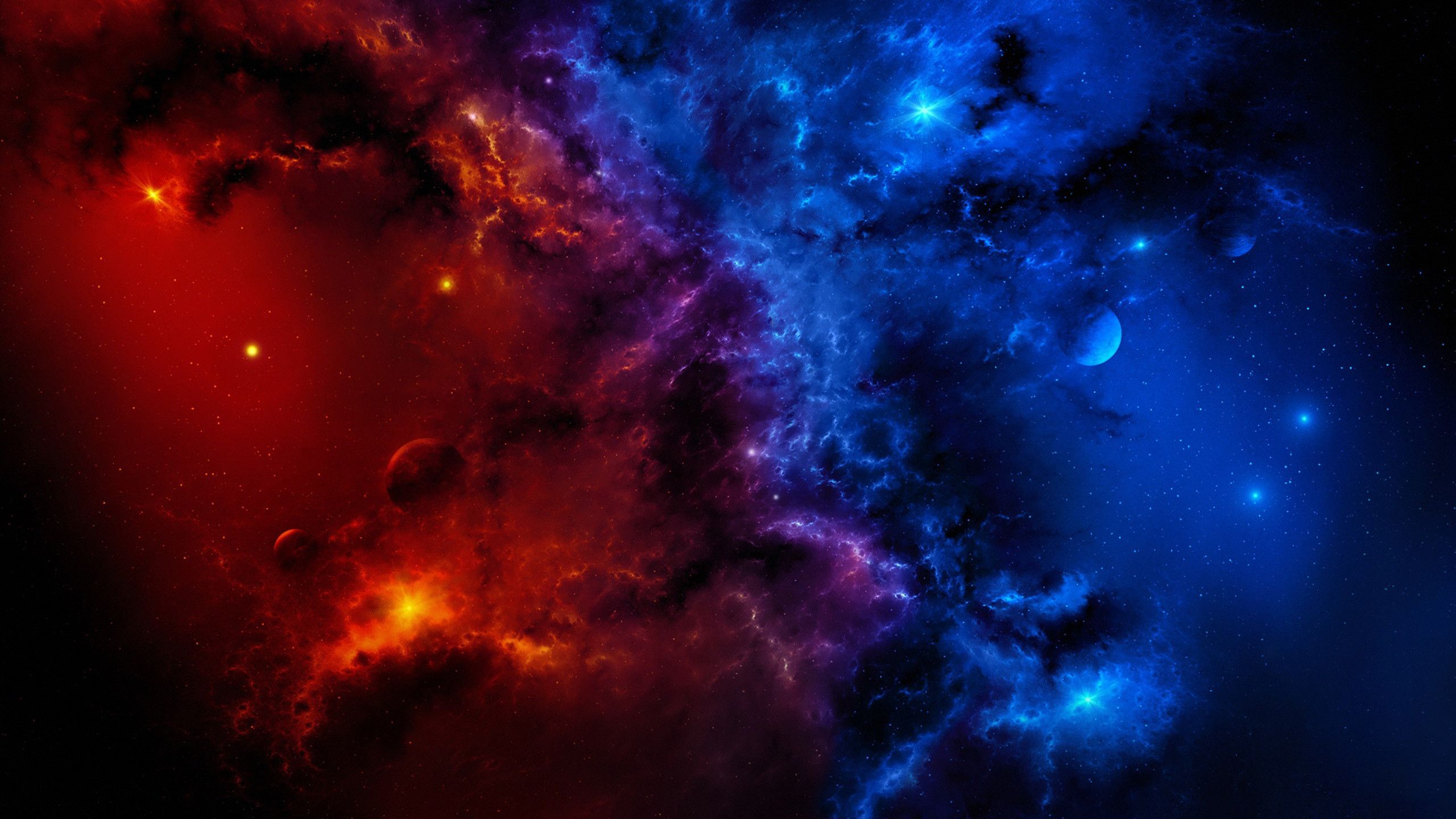 Red And Blue Galaxy Wallpapers