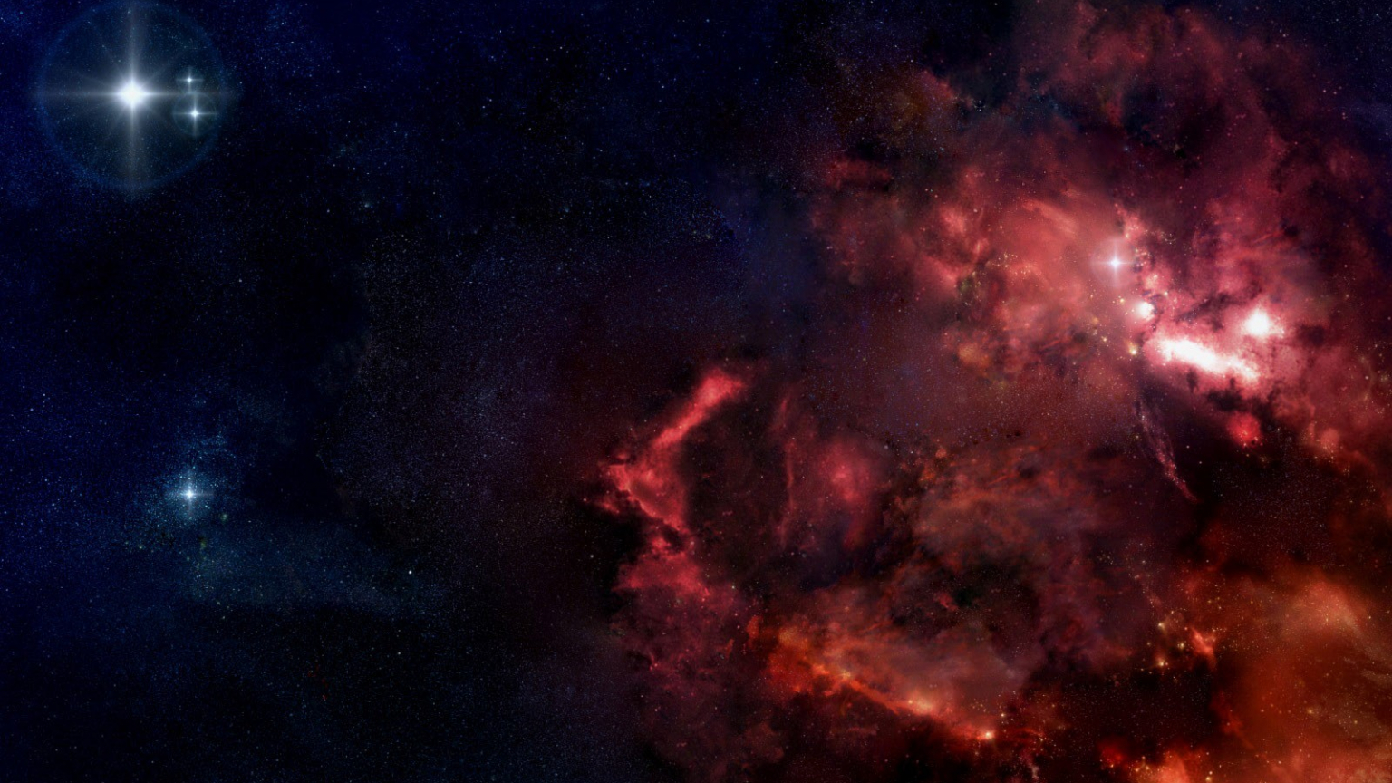 Red And Blue Galaxy Wallpapers