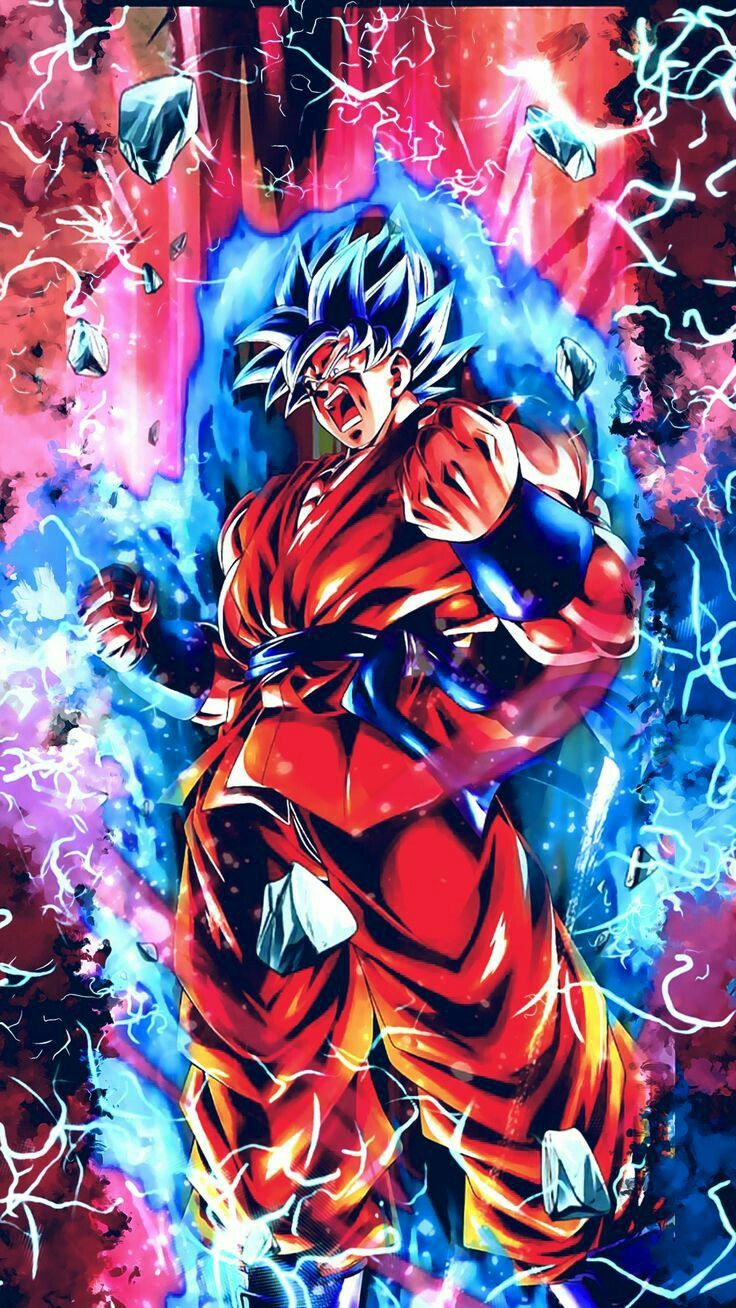 Red And Blue Goku Wallpapers