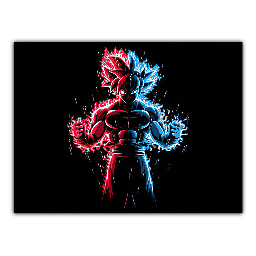 Red And Blue Goku Wallpapers