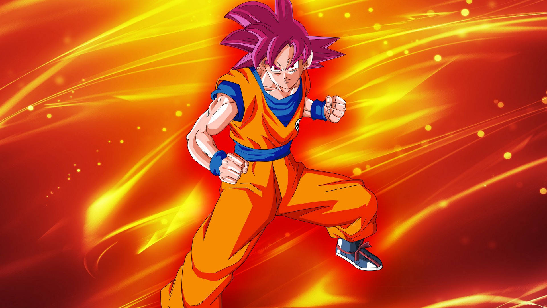 Red And Blue Goku Wallpapers