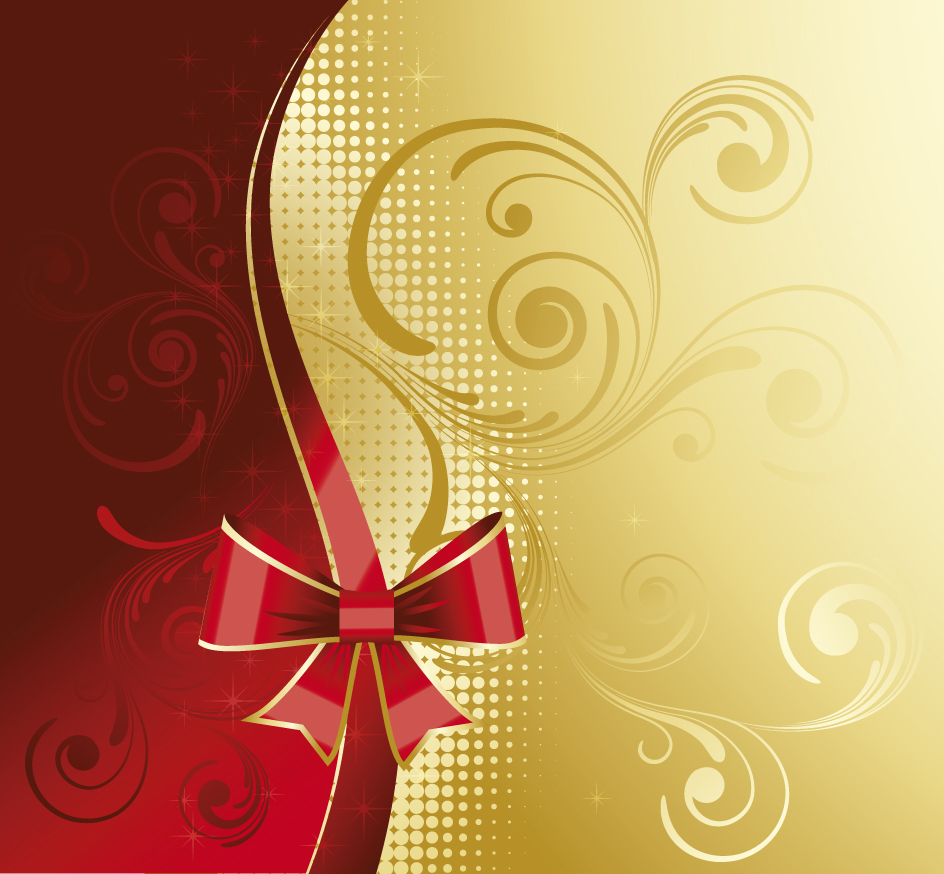 Red And Gold Floral Wallpapers