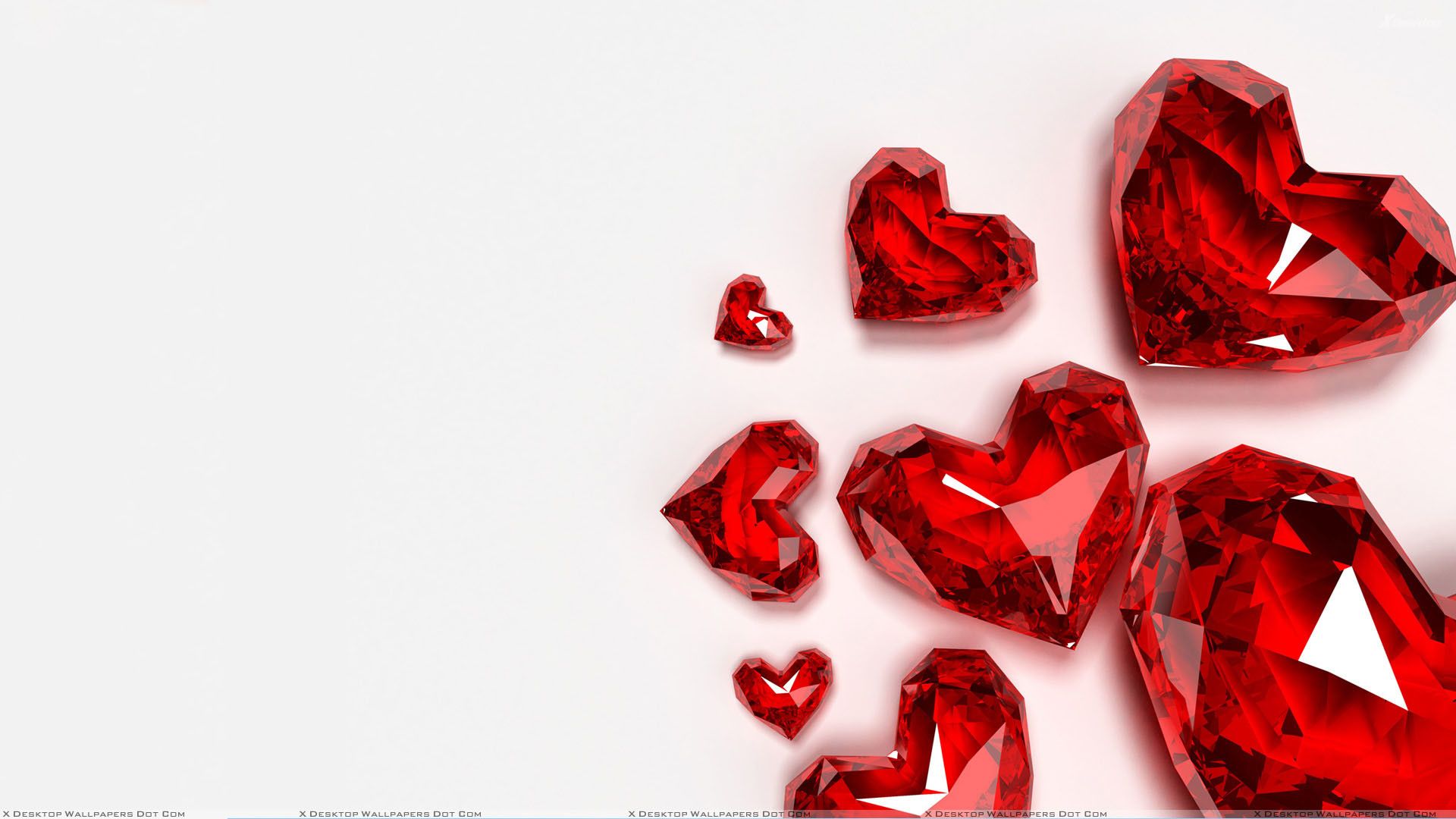 Red And White Heart Wallpapers