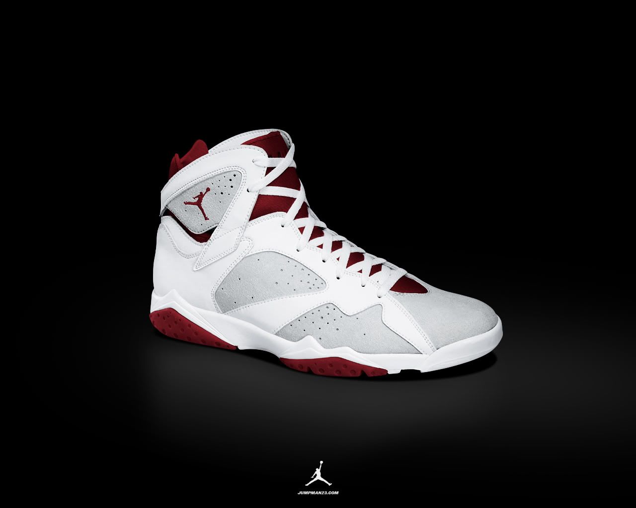 Red And White Jordan Shoes Wallpapers