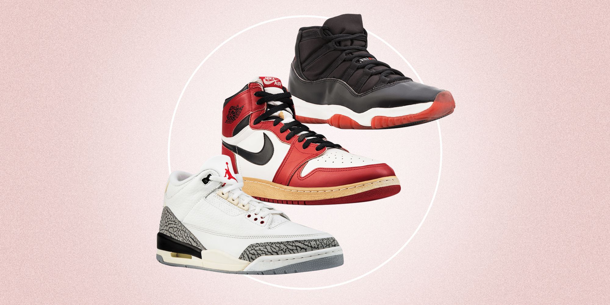 Red And White Jordan Shoes Wallpapers