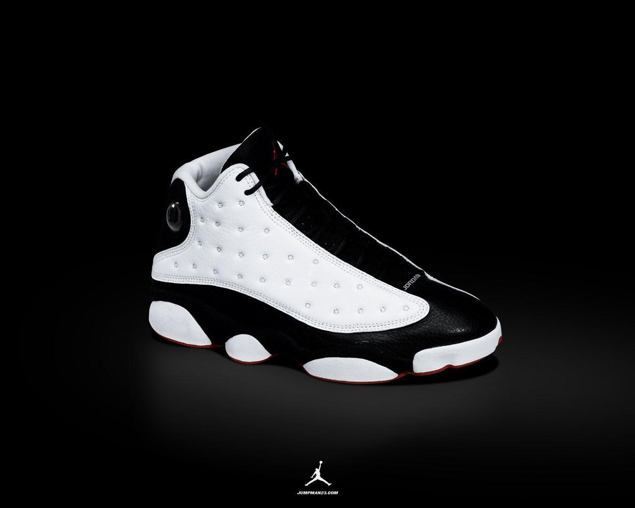 Red And White Jordan Shoes Wallpapers