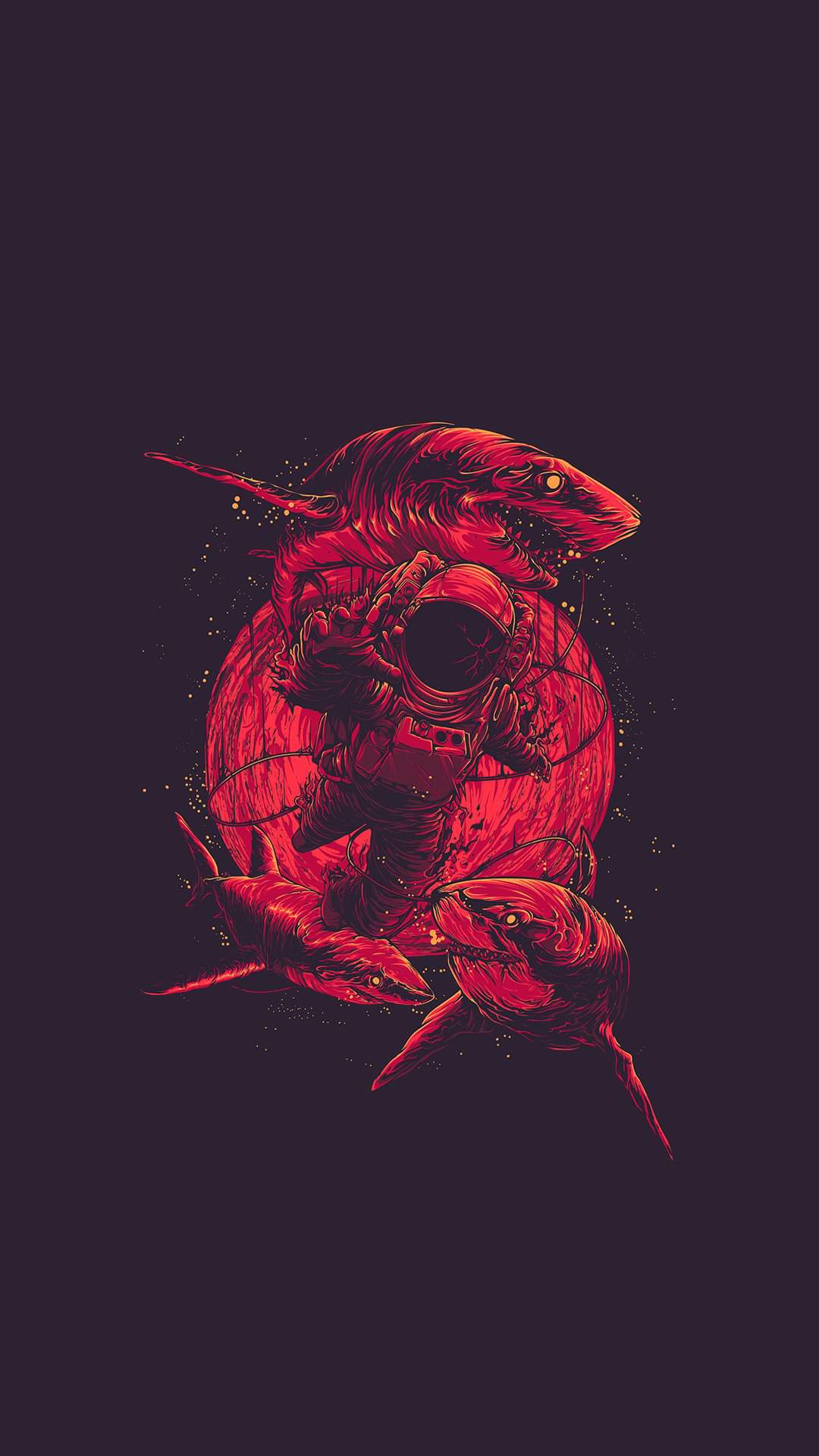 Red Astronaut Wallpapers