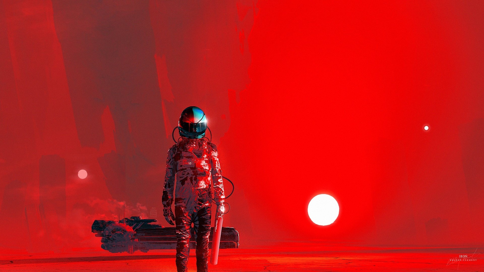 Red Astronaut Wallpapers