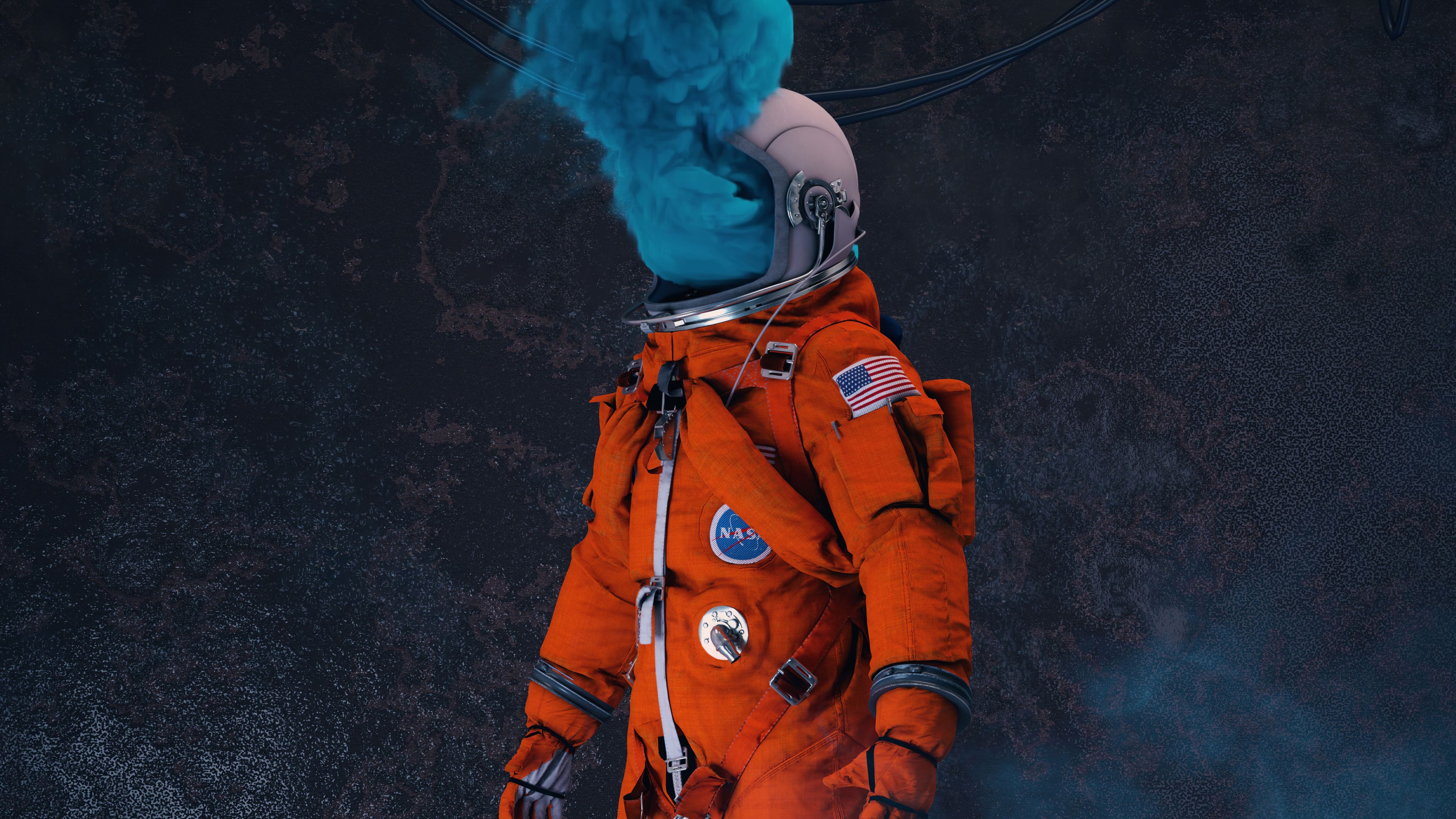 Red Astronaut Wallpapers