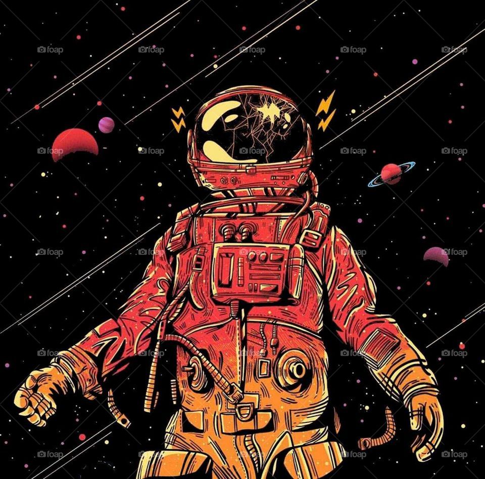 Red Astronaut Wallpapers