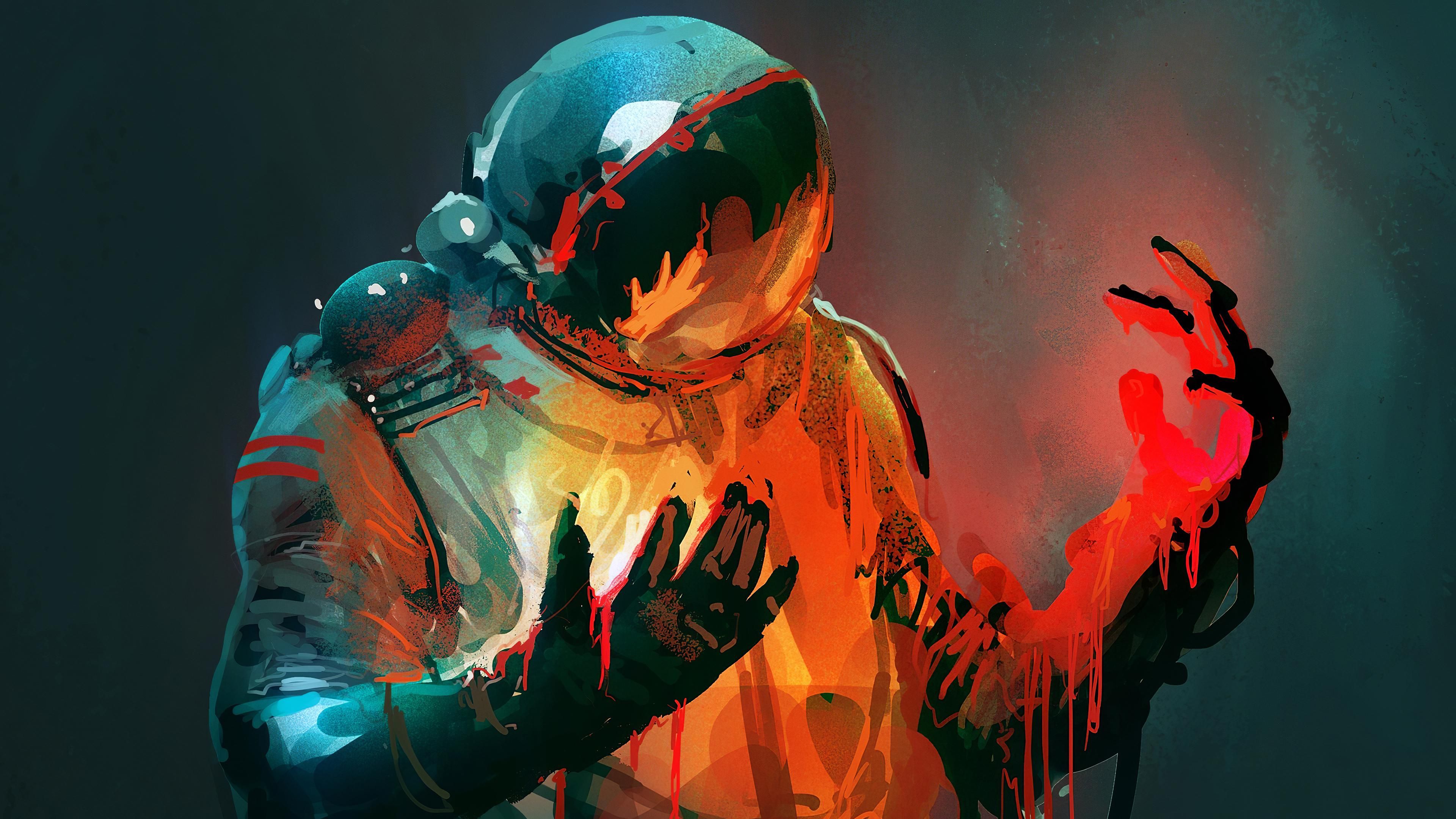 Red Astronaut Wallpapers