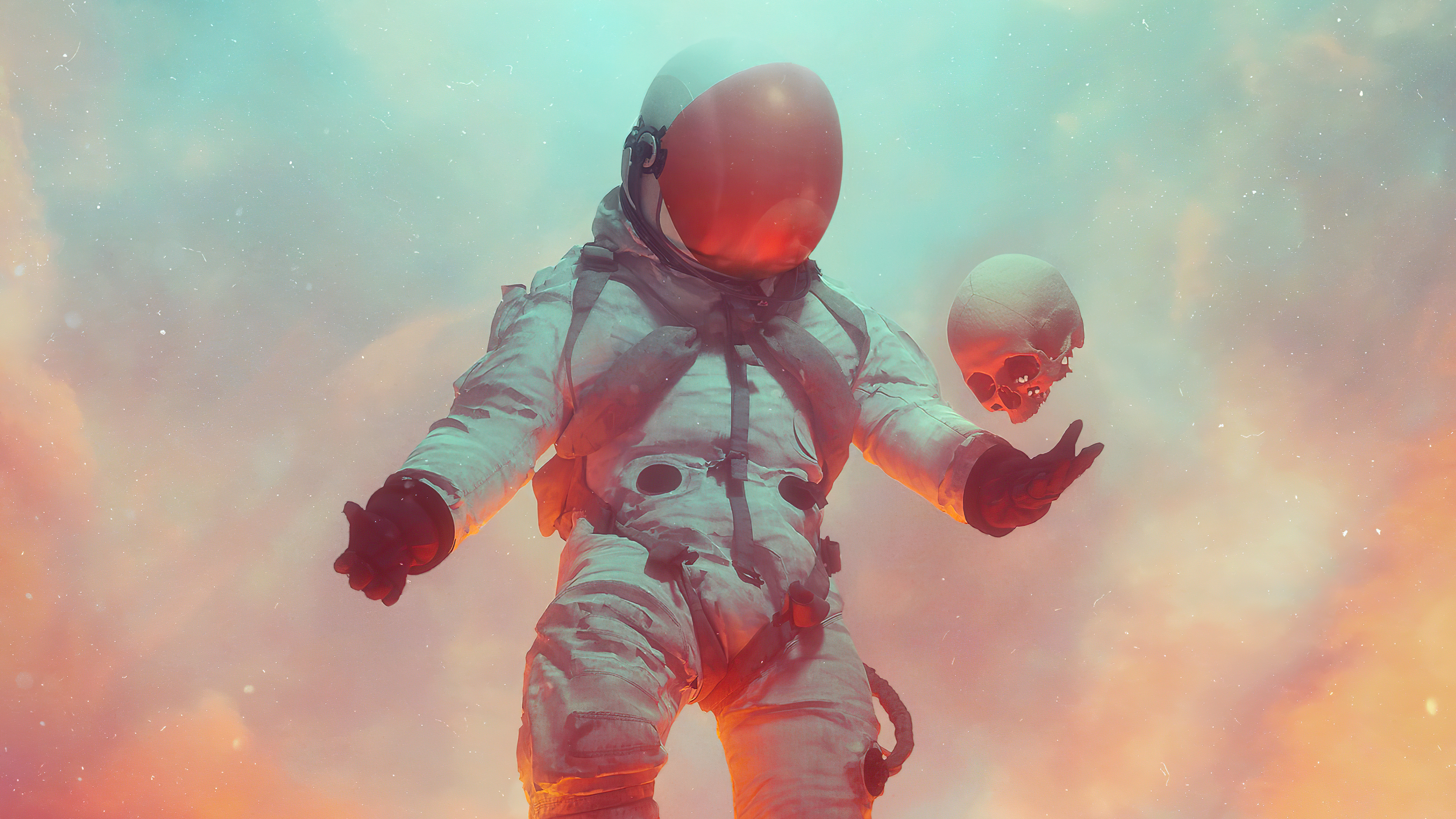 Red Astronaut Wallpapers