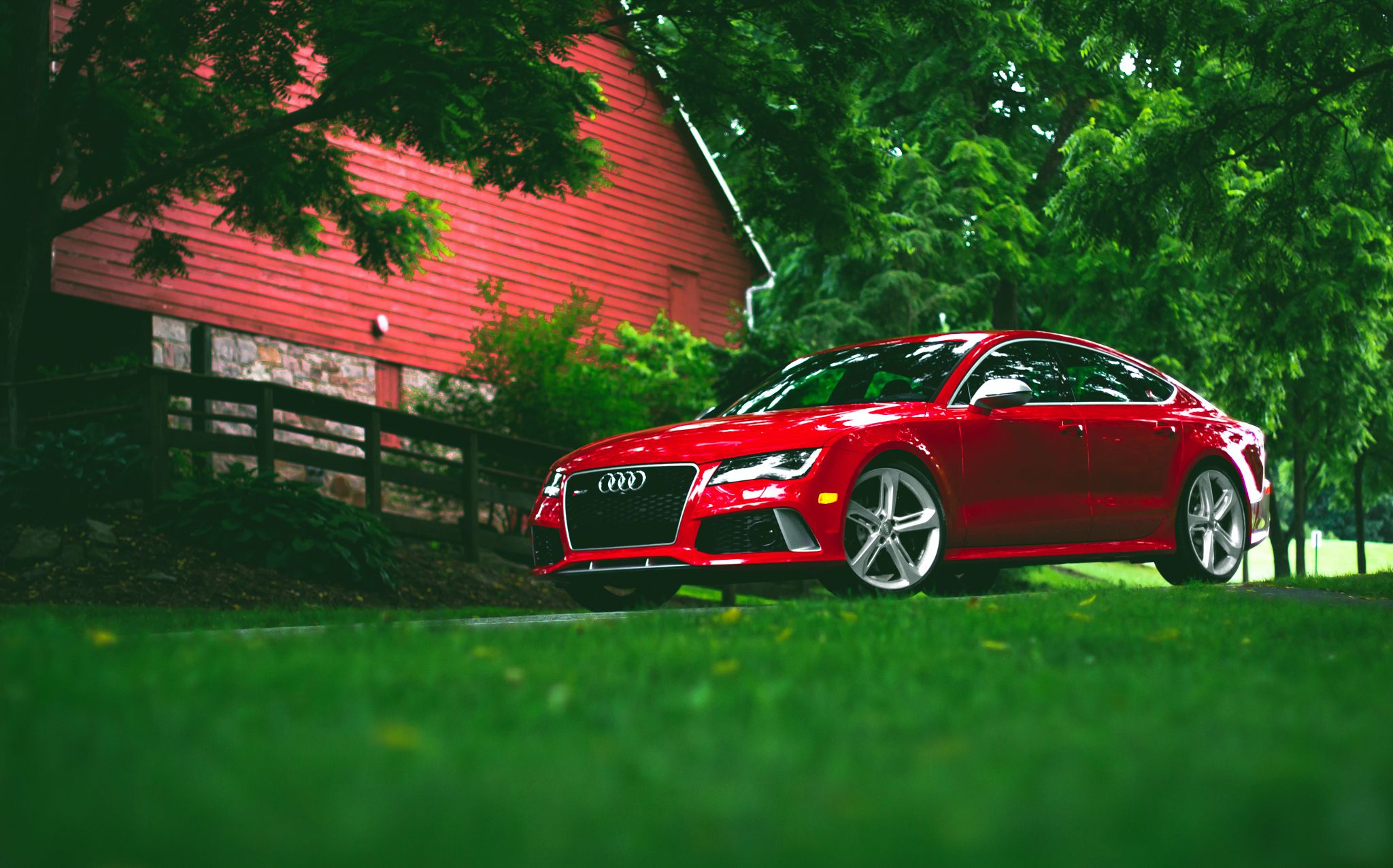 Red Audi A7 Wallpapers