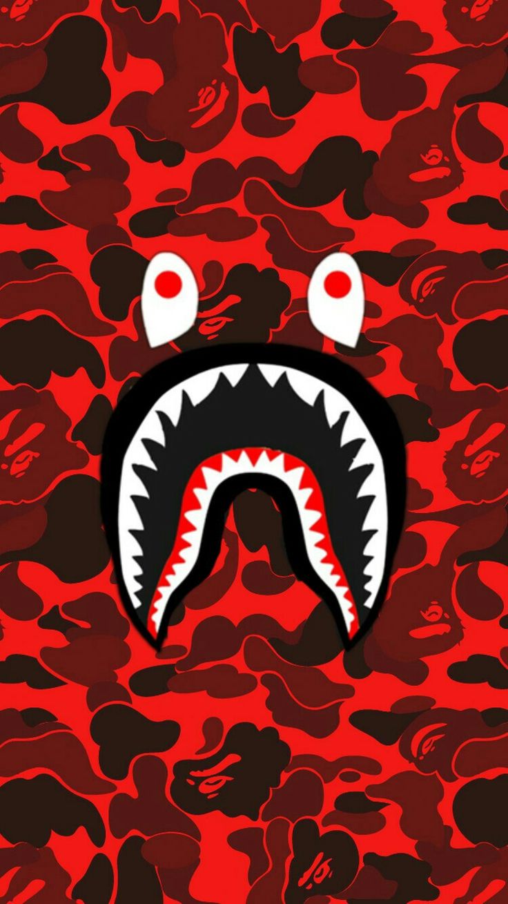 Red Bape Shark Wallpapers