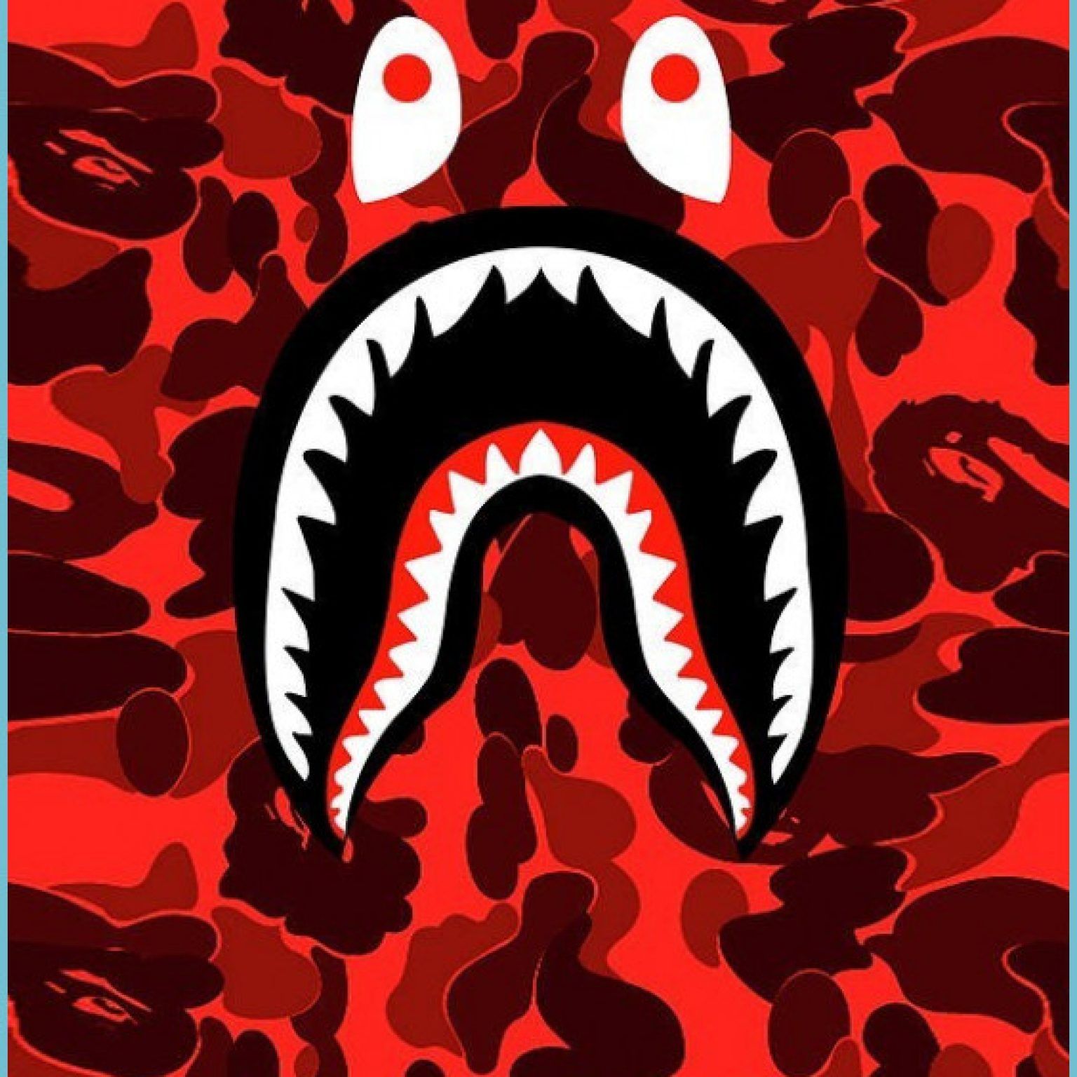 Red Bape Shark Wallpapers