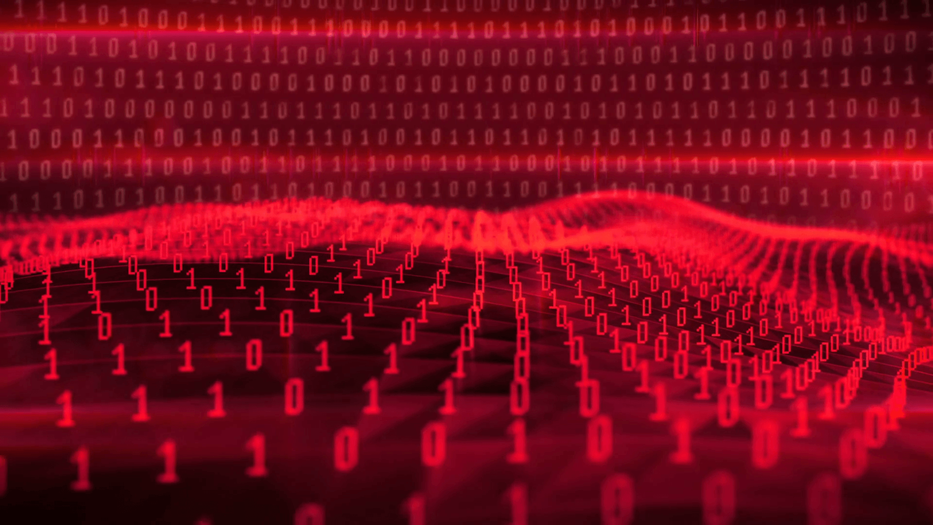 Red Binary Code Wallpapers