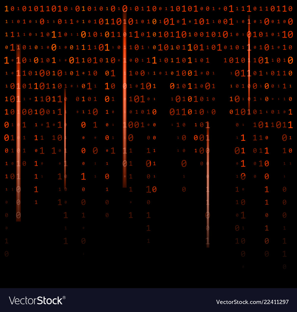 Red Binary Code Wallpapers